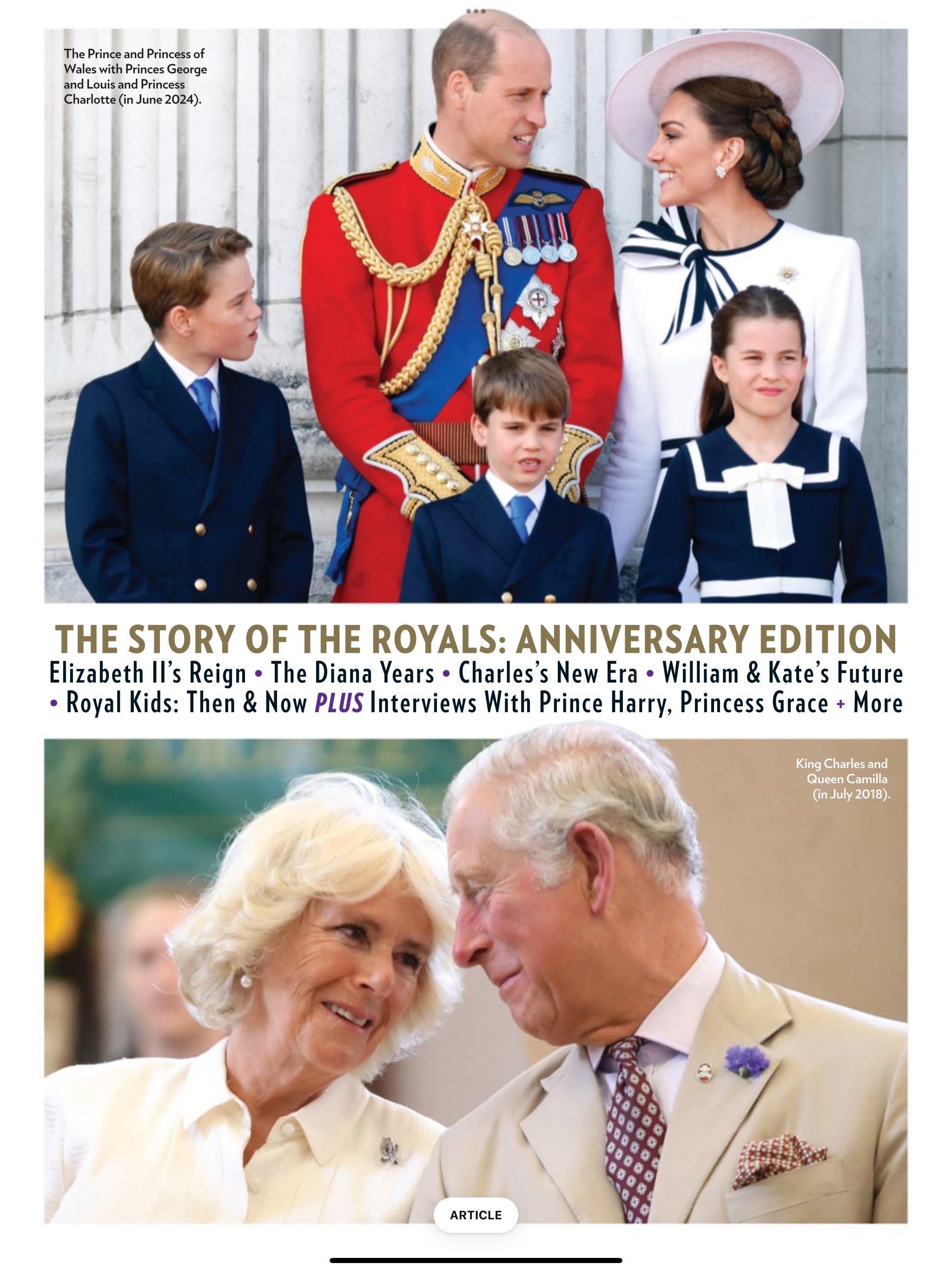 PEOPLE 50 Years of the Royal Family   2024  August  (August) magazine collectible - Main Image 2