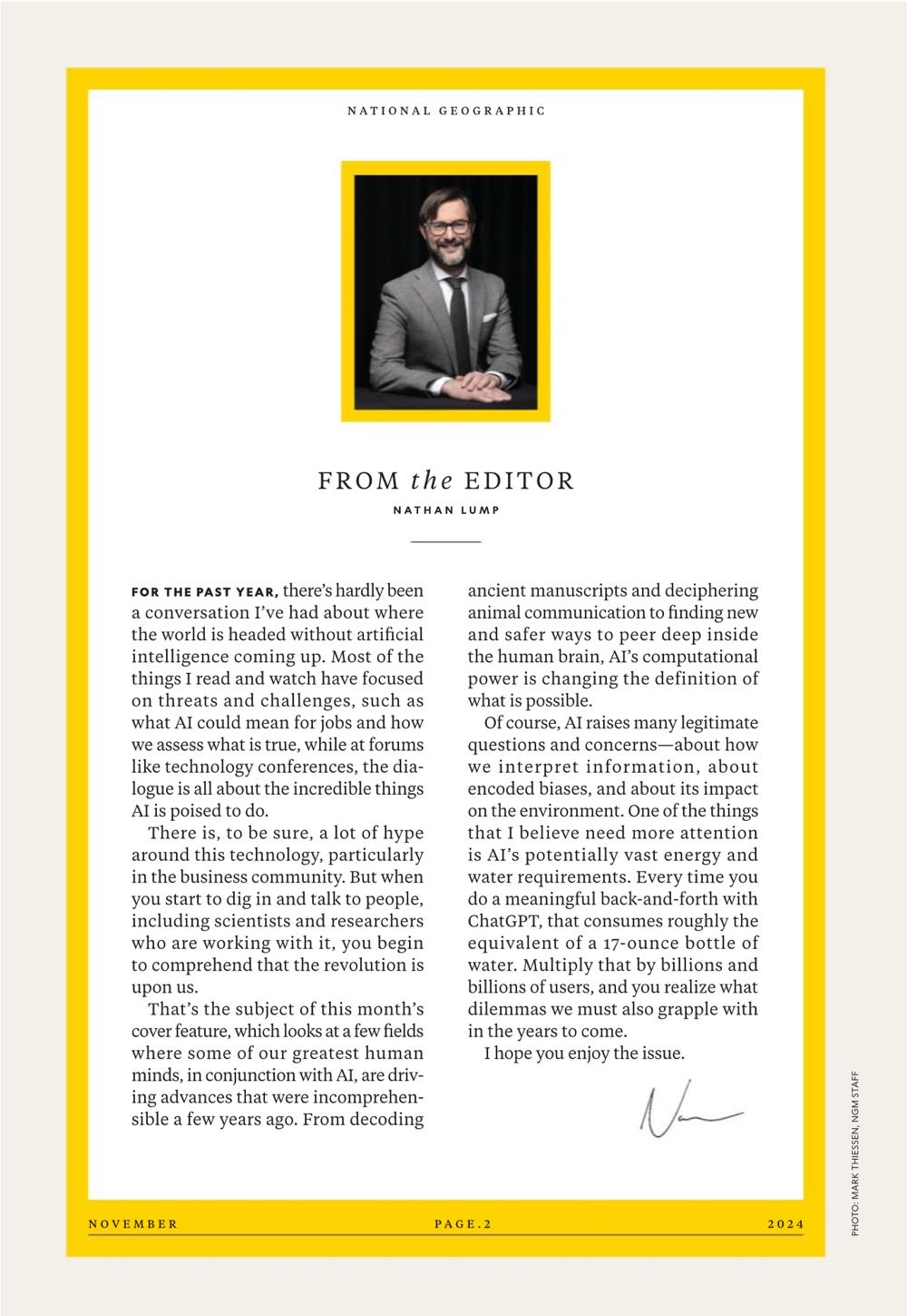 National Geographic  (November) magazine collectible - Main Image 2