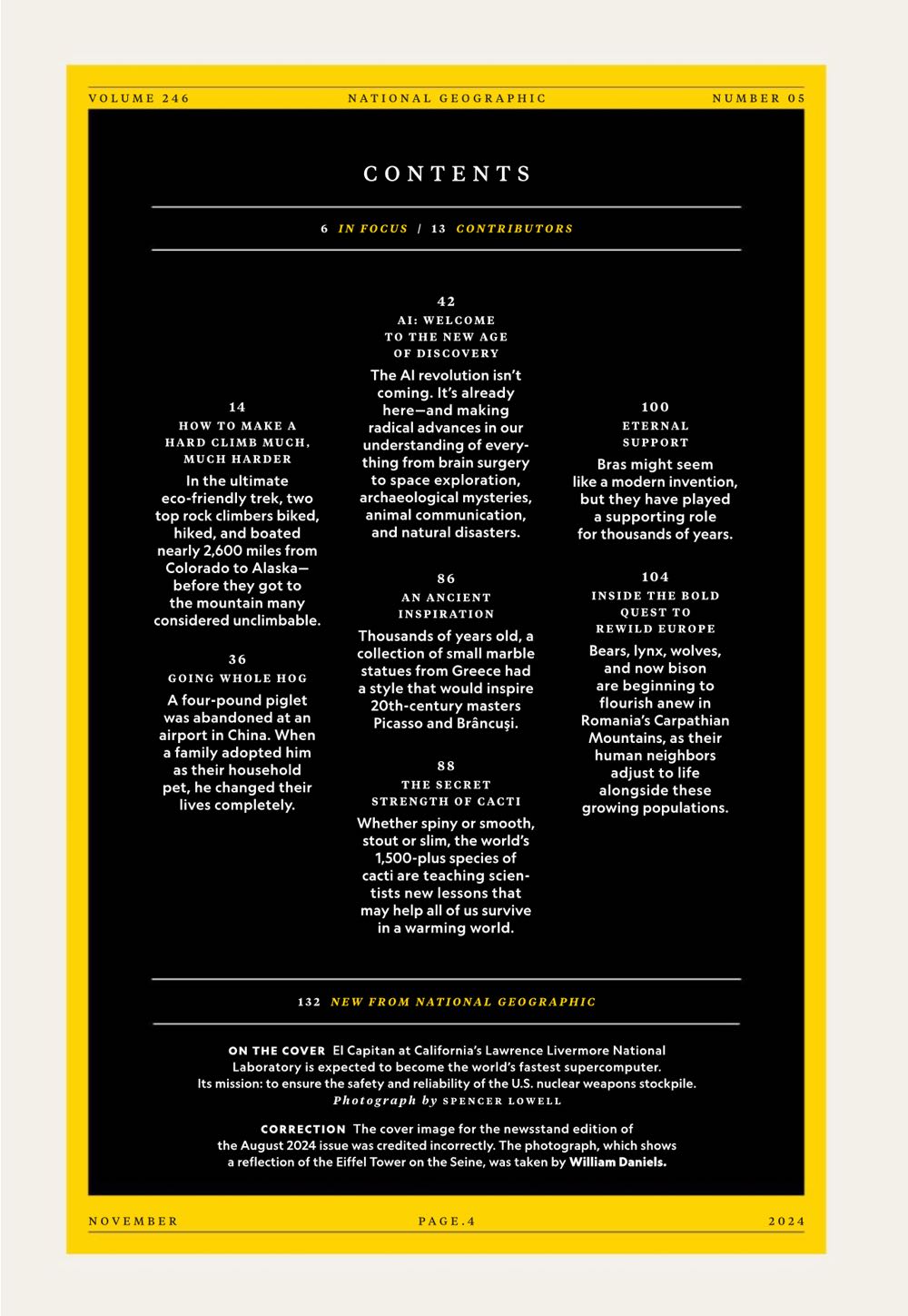 National Geographic  (November) magazine collectible - Main Image 3