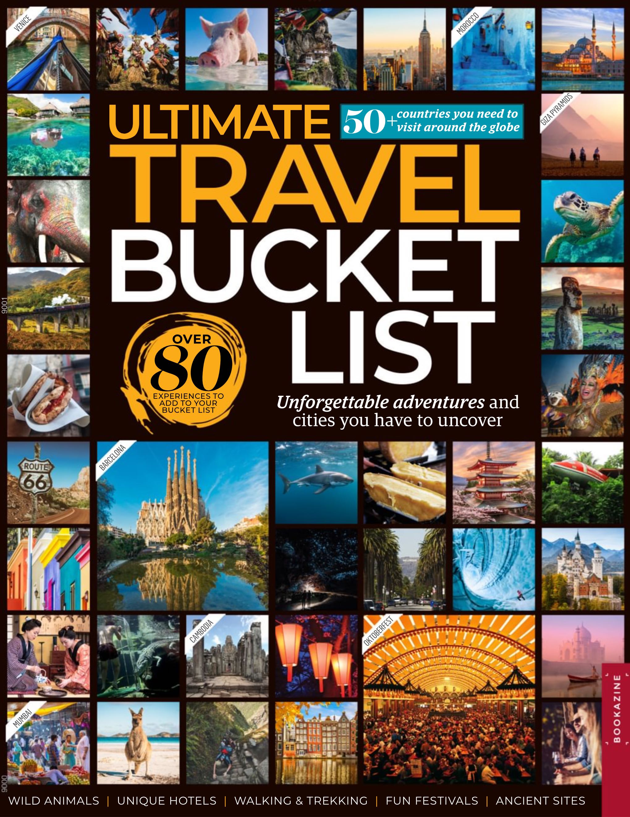 Ultimate Travel Bucket List  2024 September  (September) magazine collectible - Main Image 2