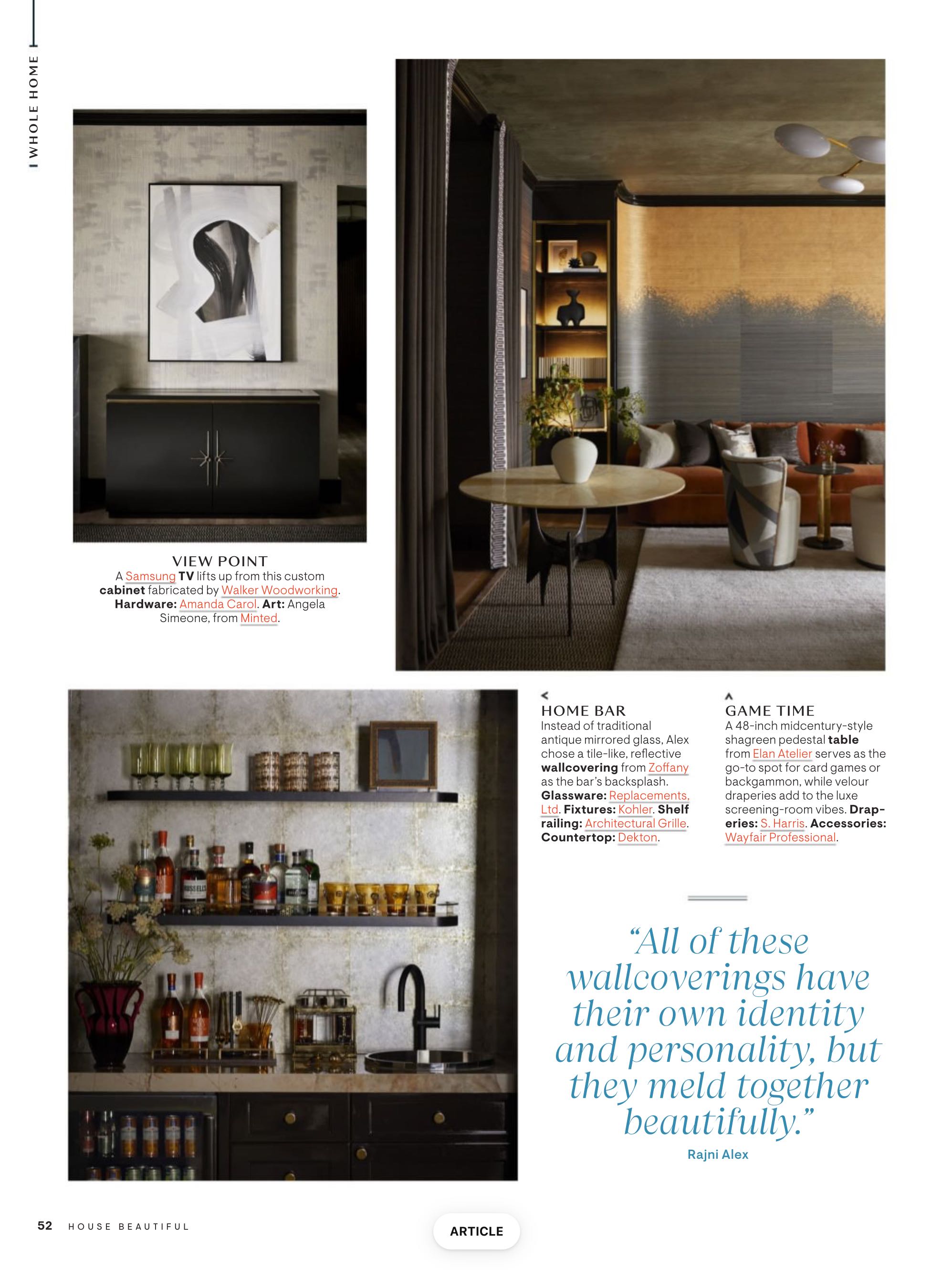 House Beautiful  2024 December  (December) magazine collectible - Main Image 2