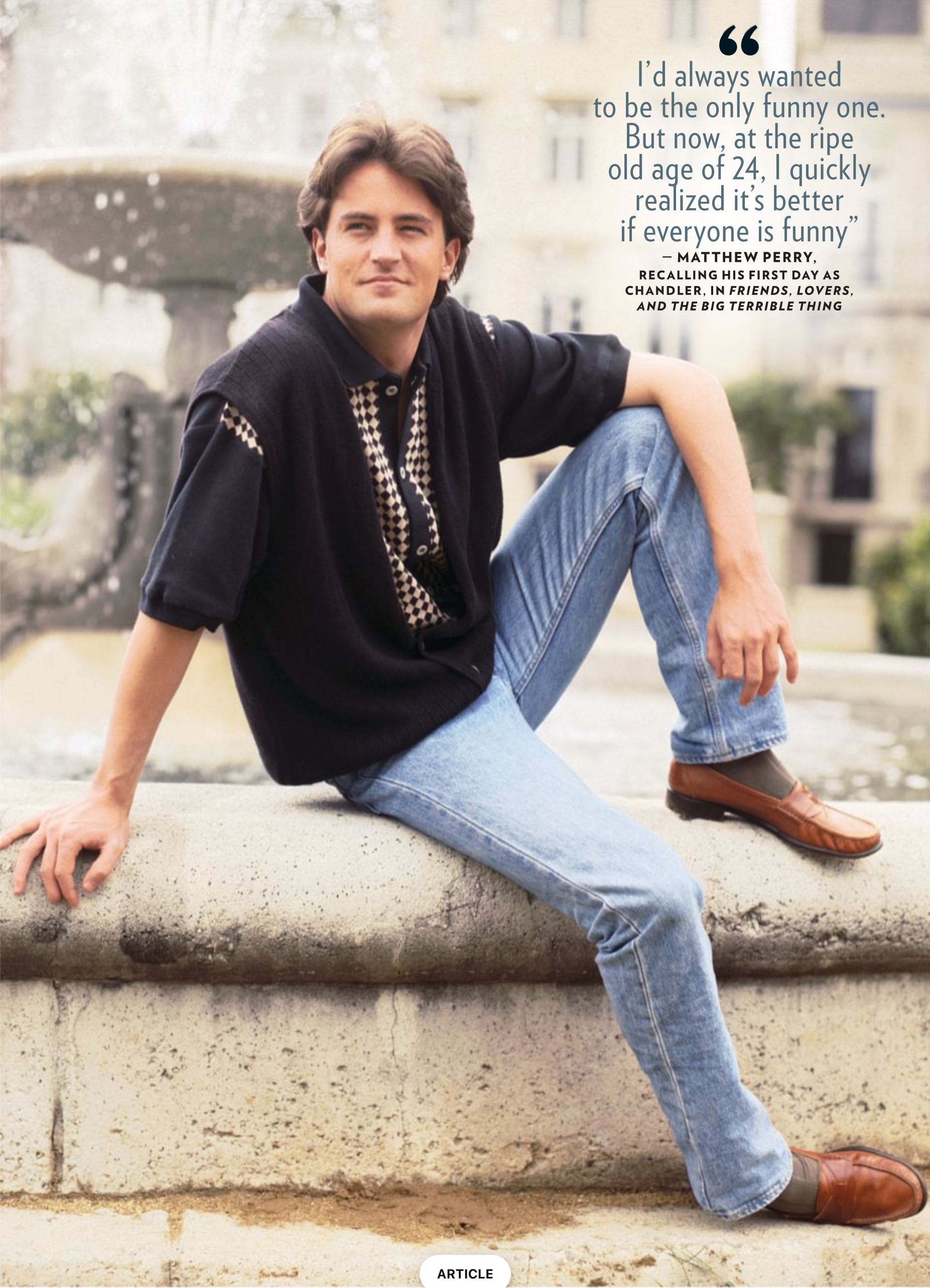 PEOPLE Friends - Matthew Perry Remembered  2023 November  (November) magazine collectible - Main Image 2