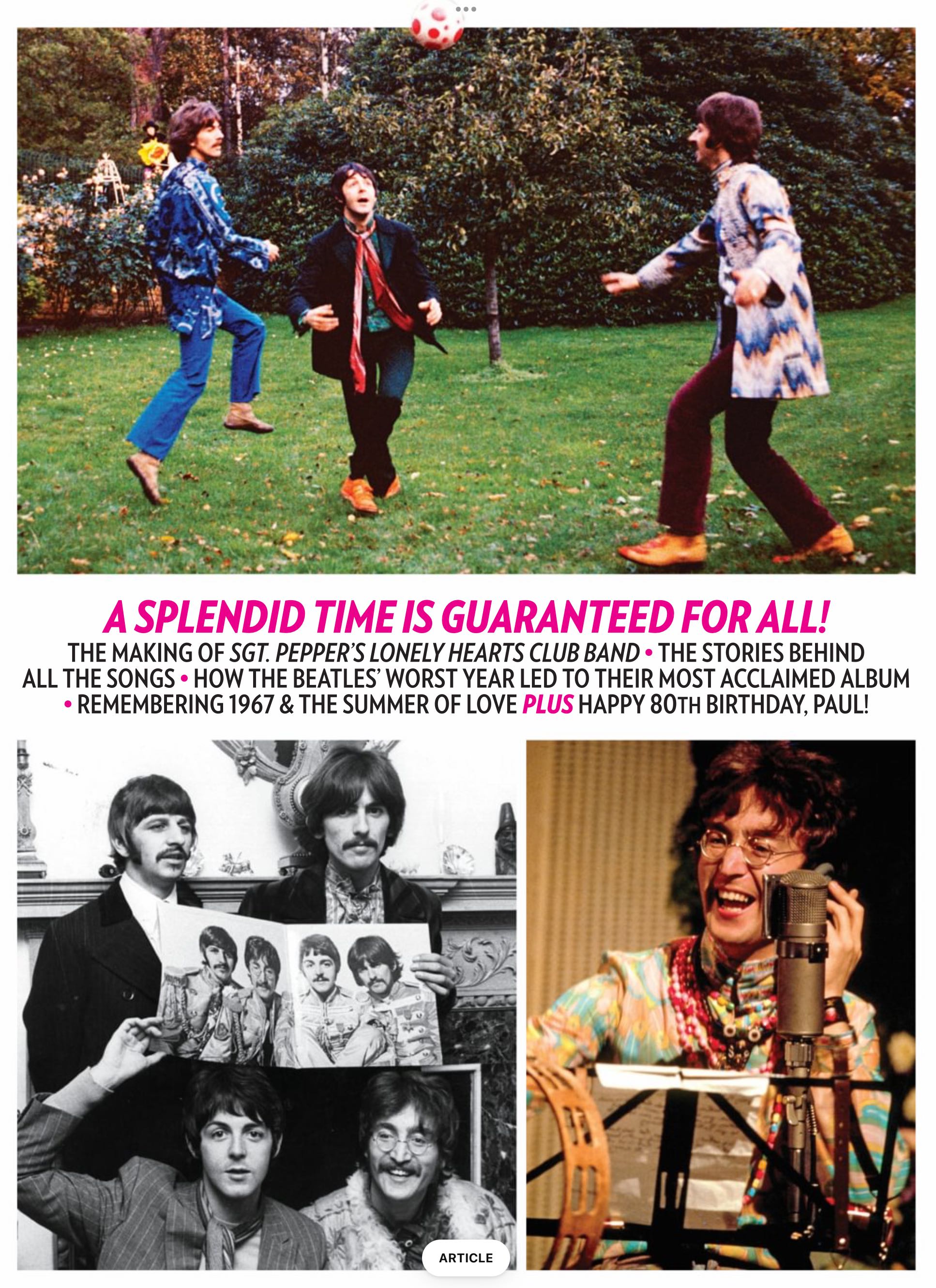 PEOPLE The Beatles - Sgt. Pepper at 55  2022 June  (June) magazine collectible - Main Image 2