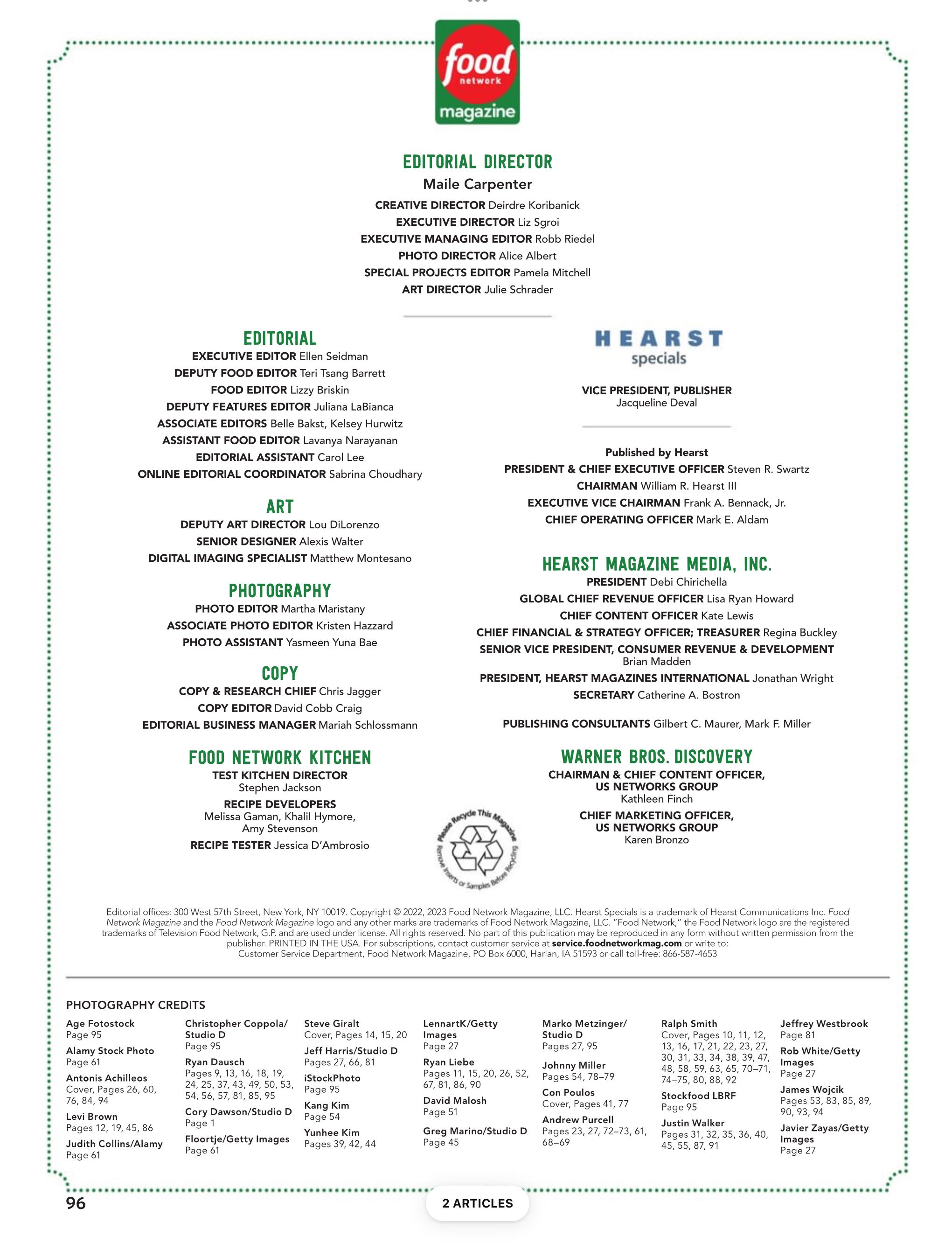 Food Network Kids Holiday Cookbook  2023 October  (October) magazine collectible - Main Image 2