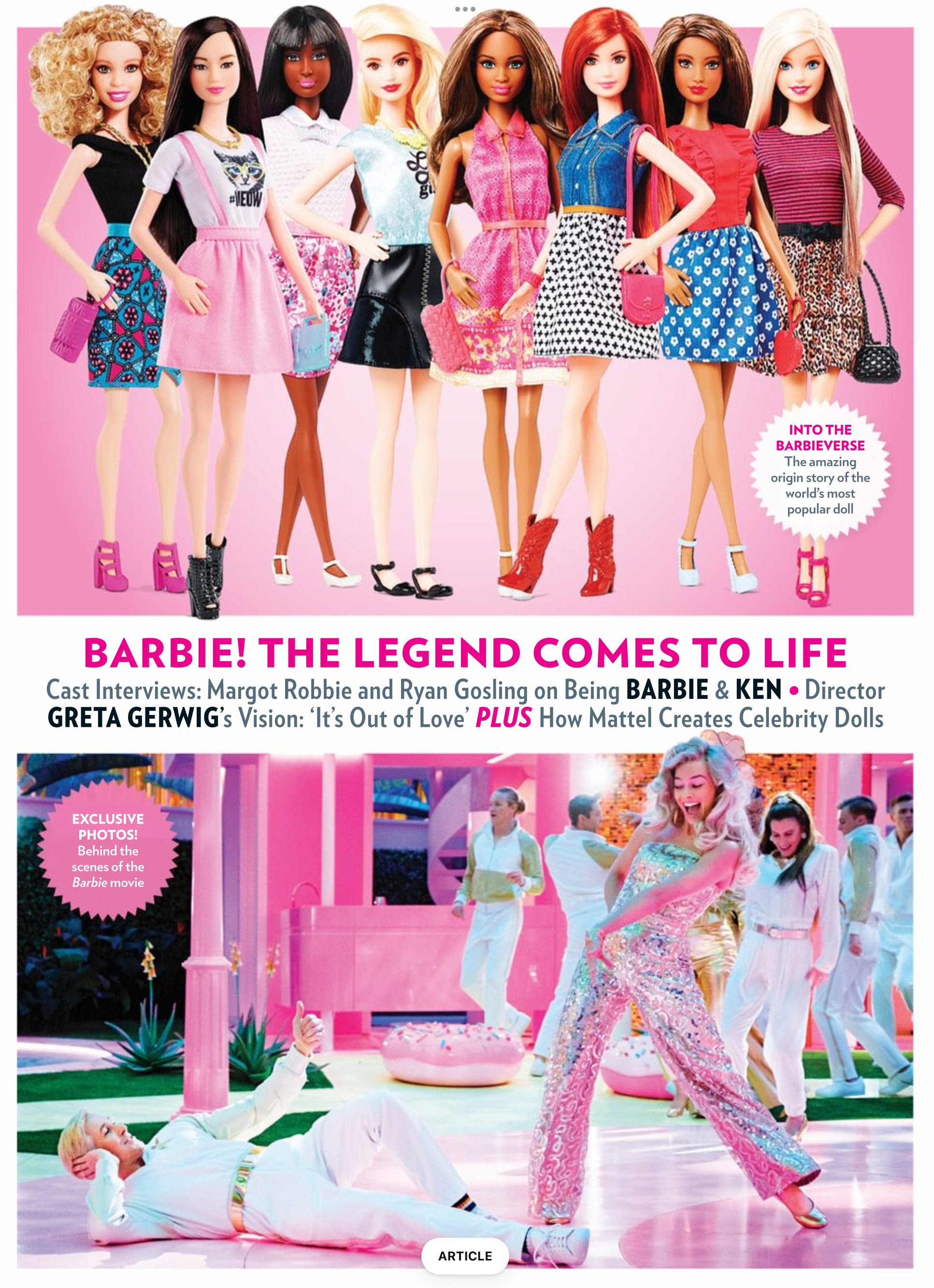 PEOPLE Barbie  2023 July  (July) magazine collectible - Main Image 2