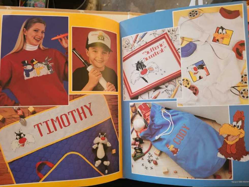 Leisure Arts: Official Looney Tunes Cross Stitch Book  magazine collectible [Barcode 028906027235] - Main Image 3