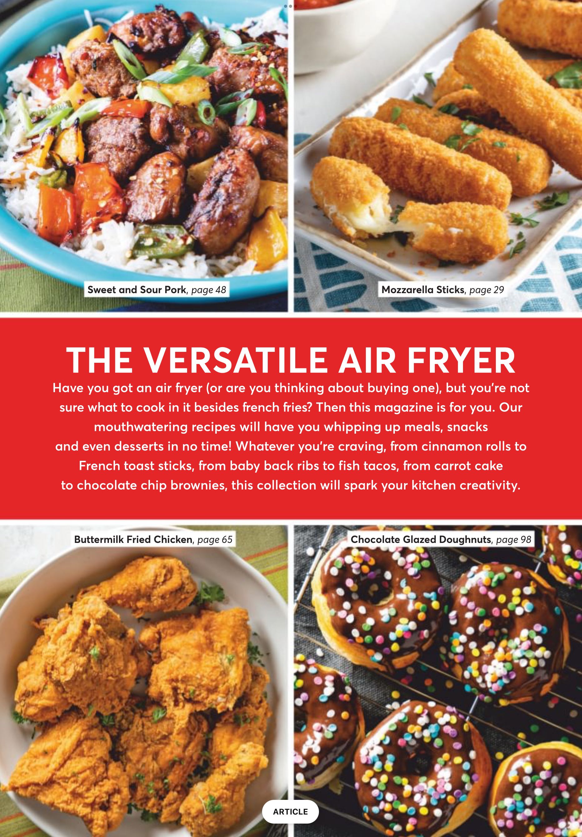 Air Fryer Recipes - 112 All-New Recipes  2024 March  (March) magazine collectible - Main Image 2