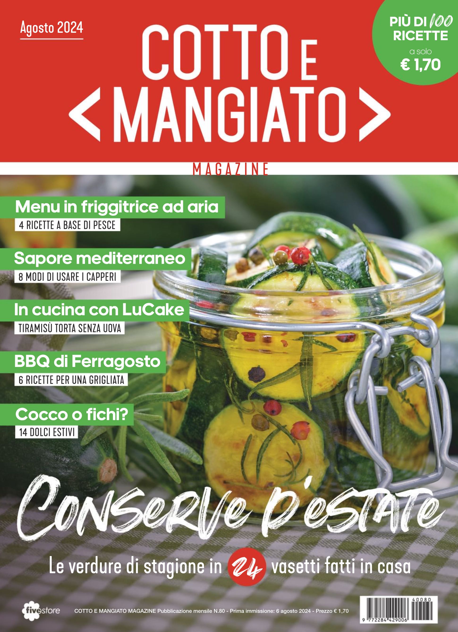 Cotto e Mangiato  2024 Agosto  (August) magazine collectible - Main Image 1
