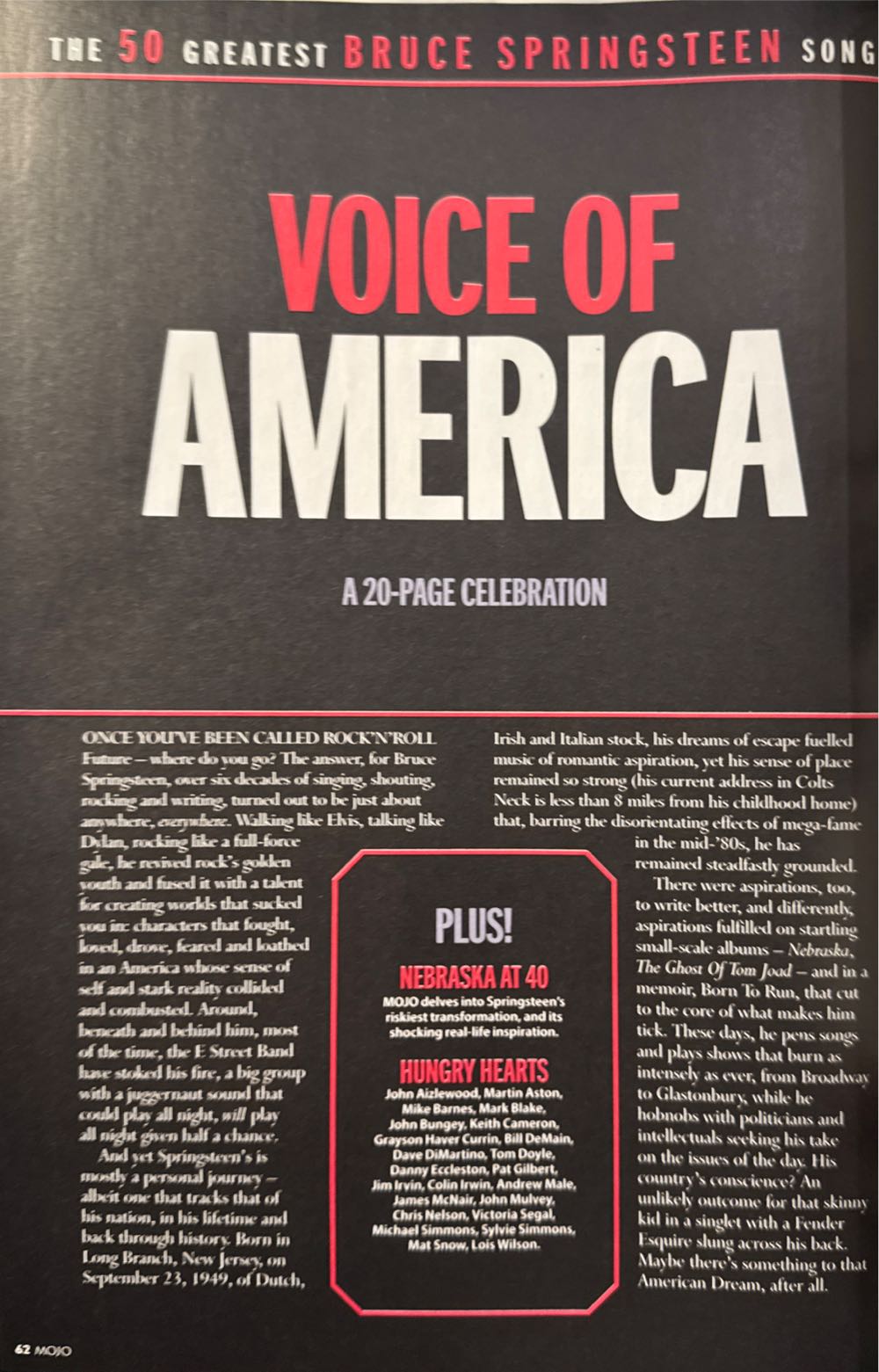 MOJO  (September) magazine collectible - Main Image 2