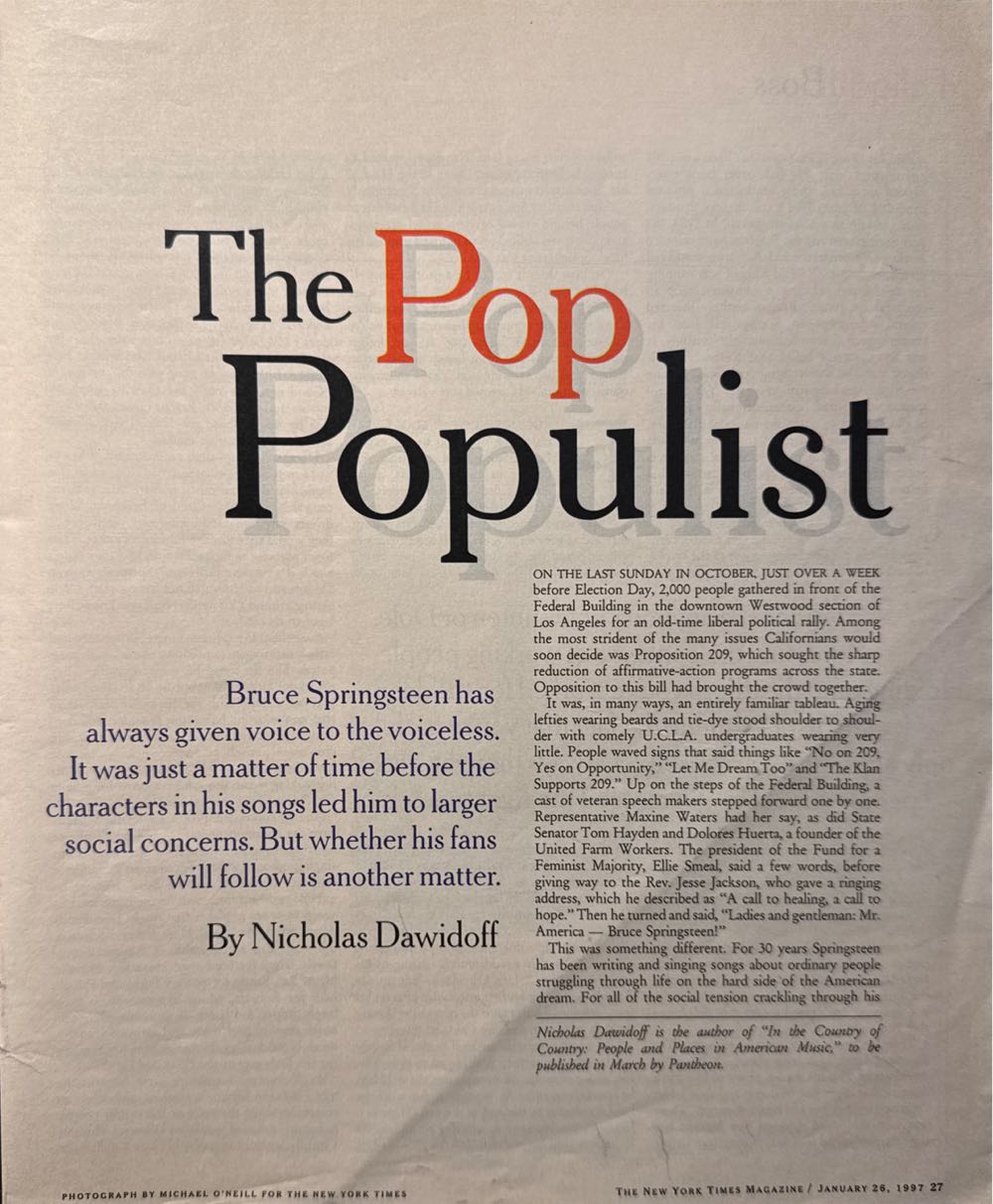 The New York Times Magazine  (January) magazine collectible - Main Image 2