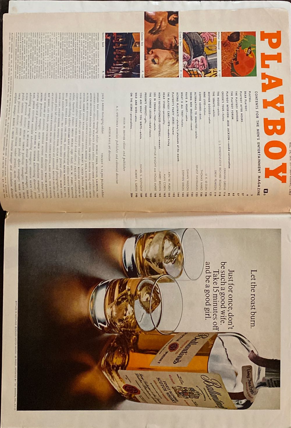 Playboy 1969 - November  magazine collectible - Main Image 2