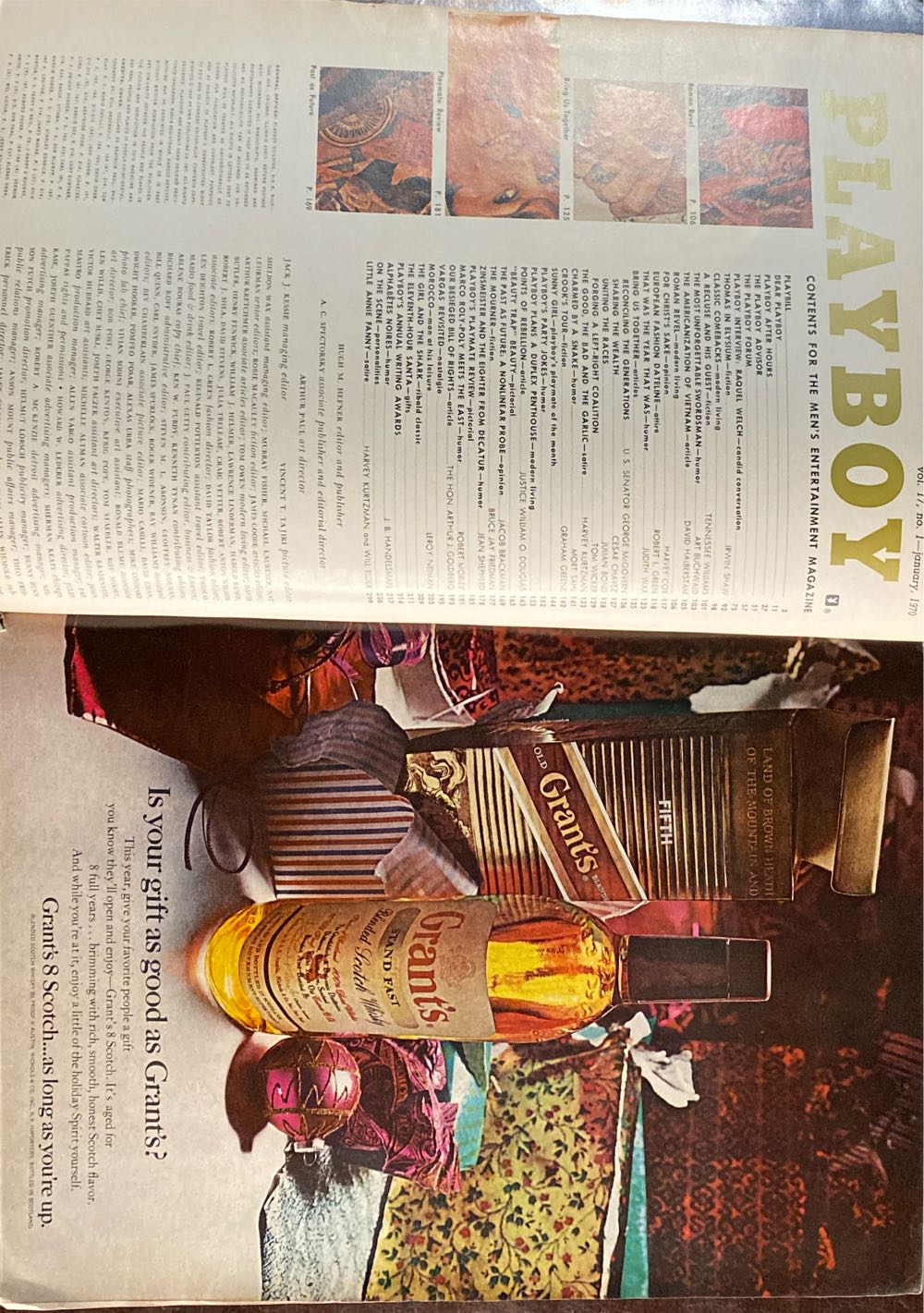 Playboy 1970 - January  magazine collectible - Main Image 2