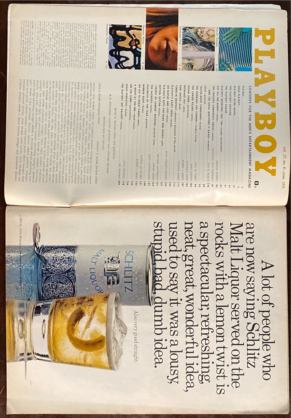 Playboy 1970 - June  magazine collectible - Main Image 2