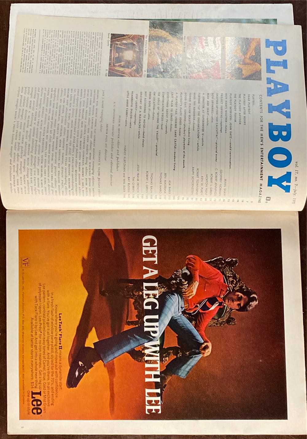 Playboy 1970 - July  magazine collectible - Main Image 2