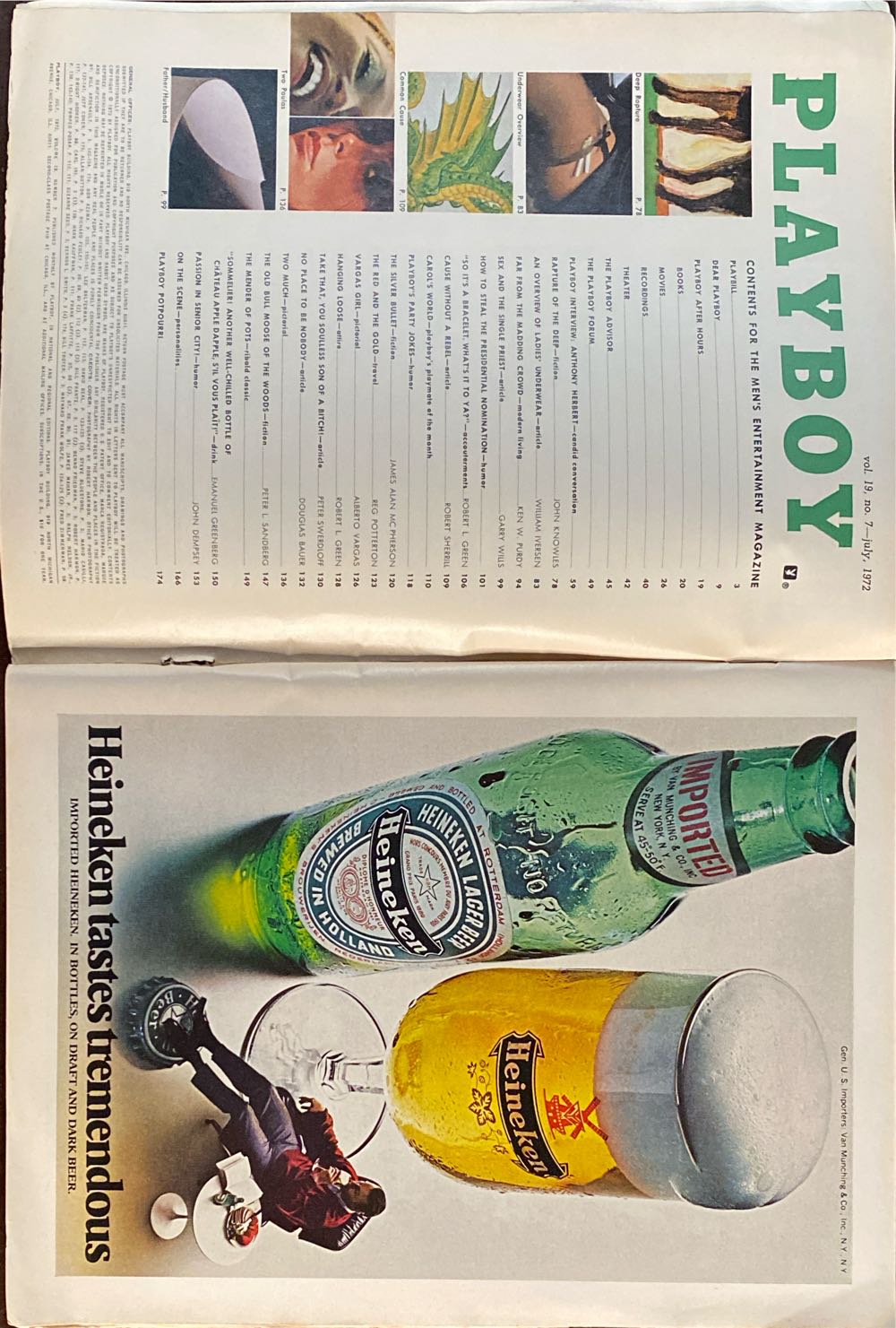 Playboy 1972 - July  magazine collectible - Main Image 2