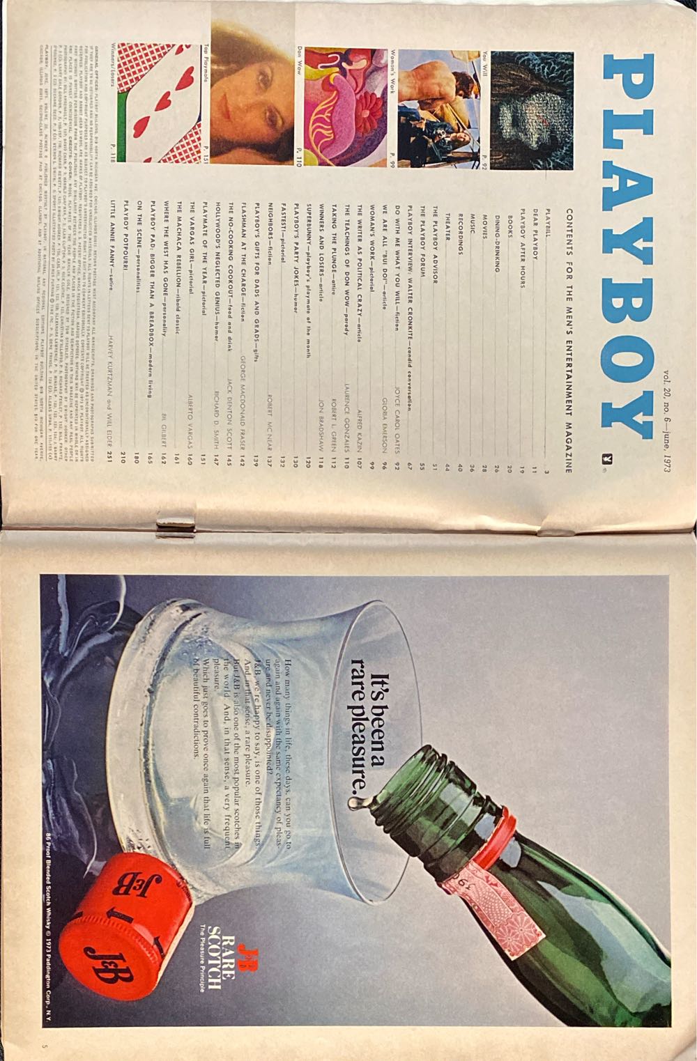Playboy 1973 - June  magazine collectible - Main Image 2