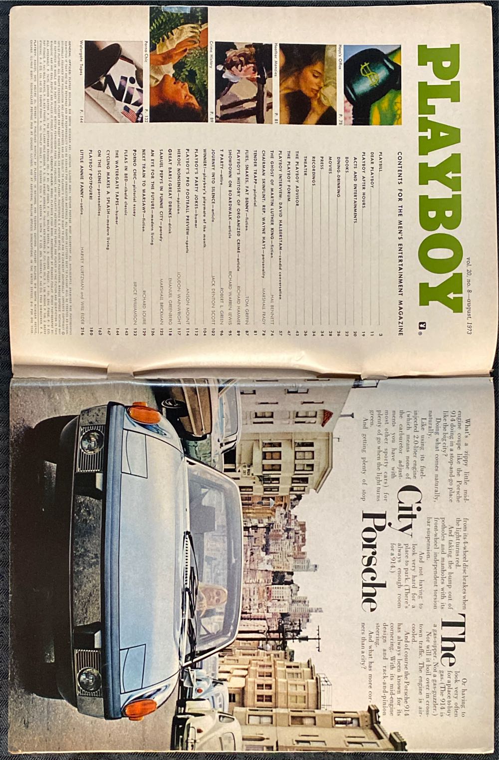 Playboy 1973 - August  magazine collectible - Main Image 3