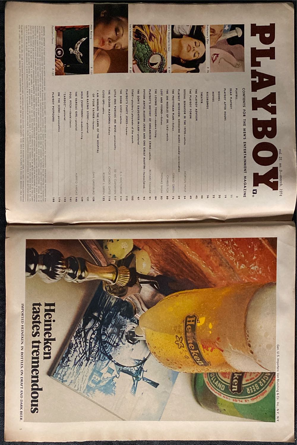 Playboy 1974 - March  magazine collectible - Main Image 2