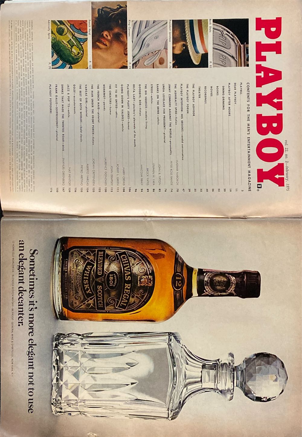 Playboy 1975 - February  magazine collectible - Main Image 2