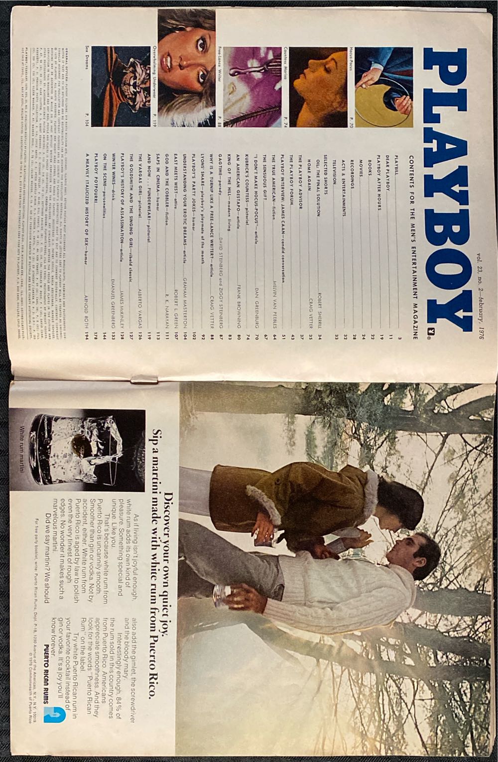 Playboy 1976 - 02  magazine collectible - Main Image 2