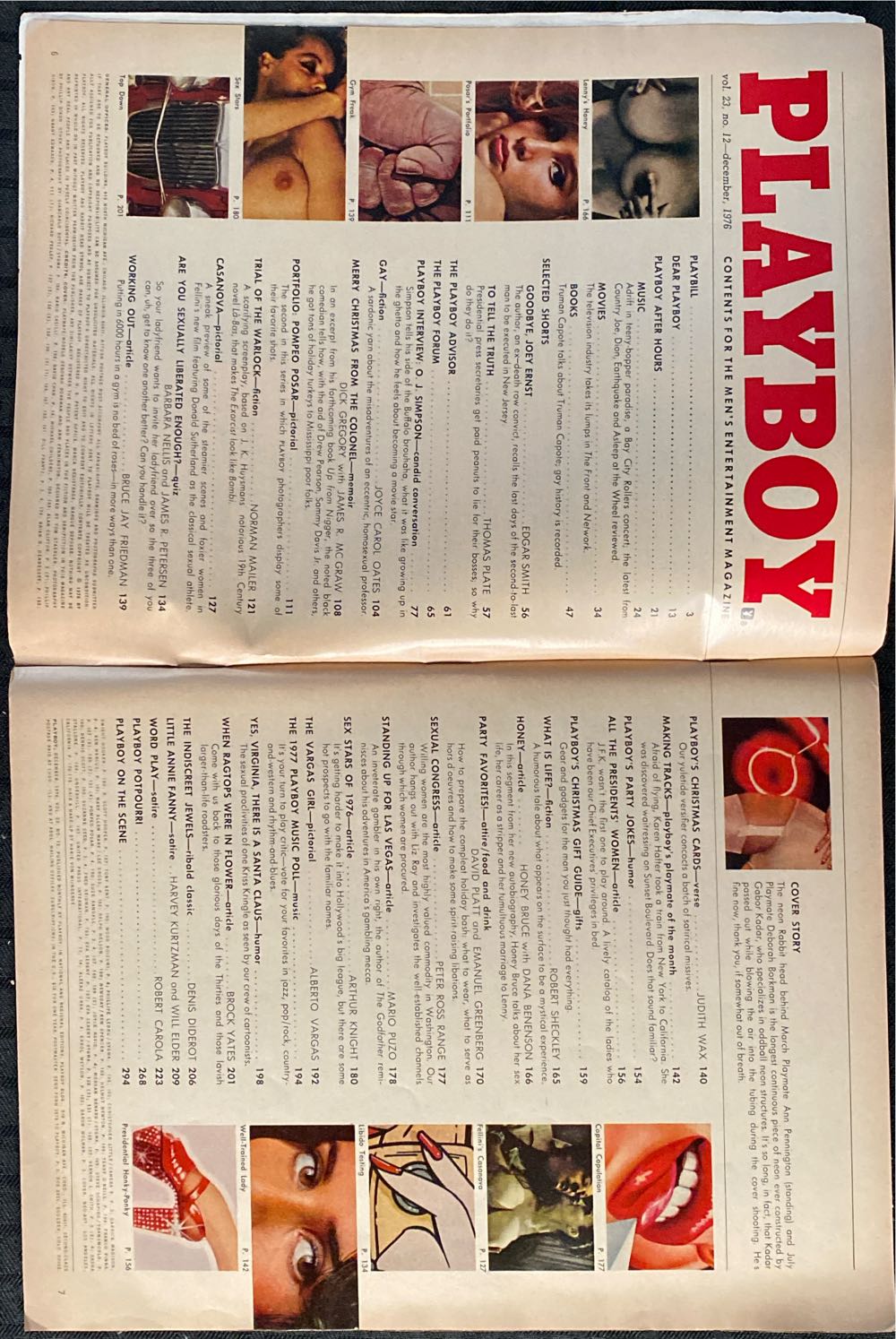 Playboy 1976 - December  magazine collectible - Main Image 2