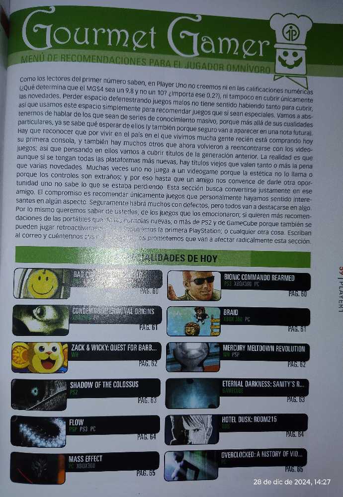 Player 1 #2  (septiembre) magazine collectible - Main Image 2