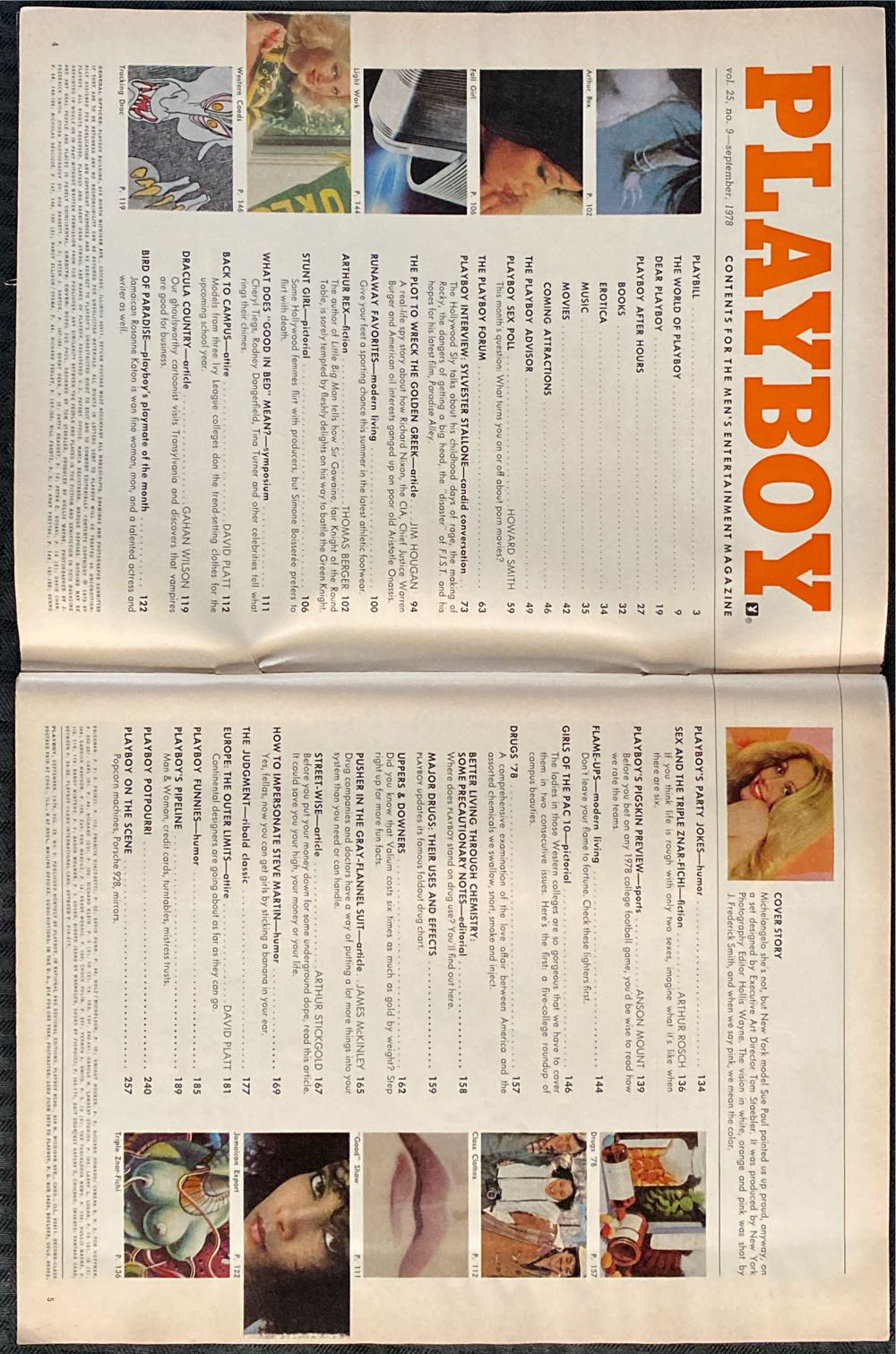 Playboy 1978 - September  magazine collectible - Main Image 2