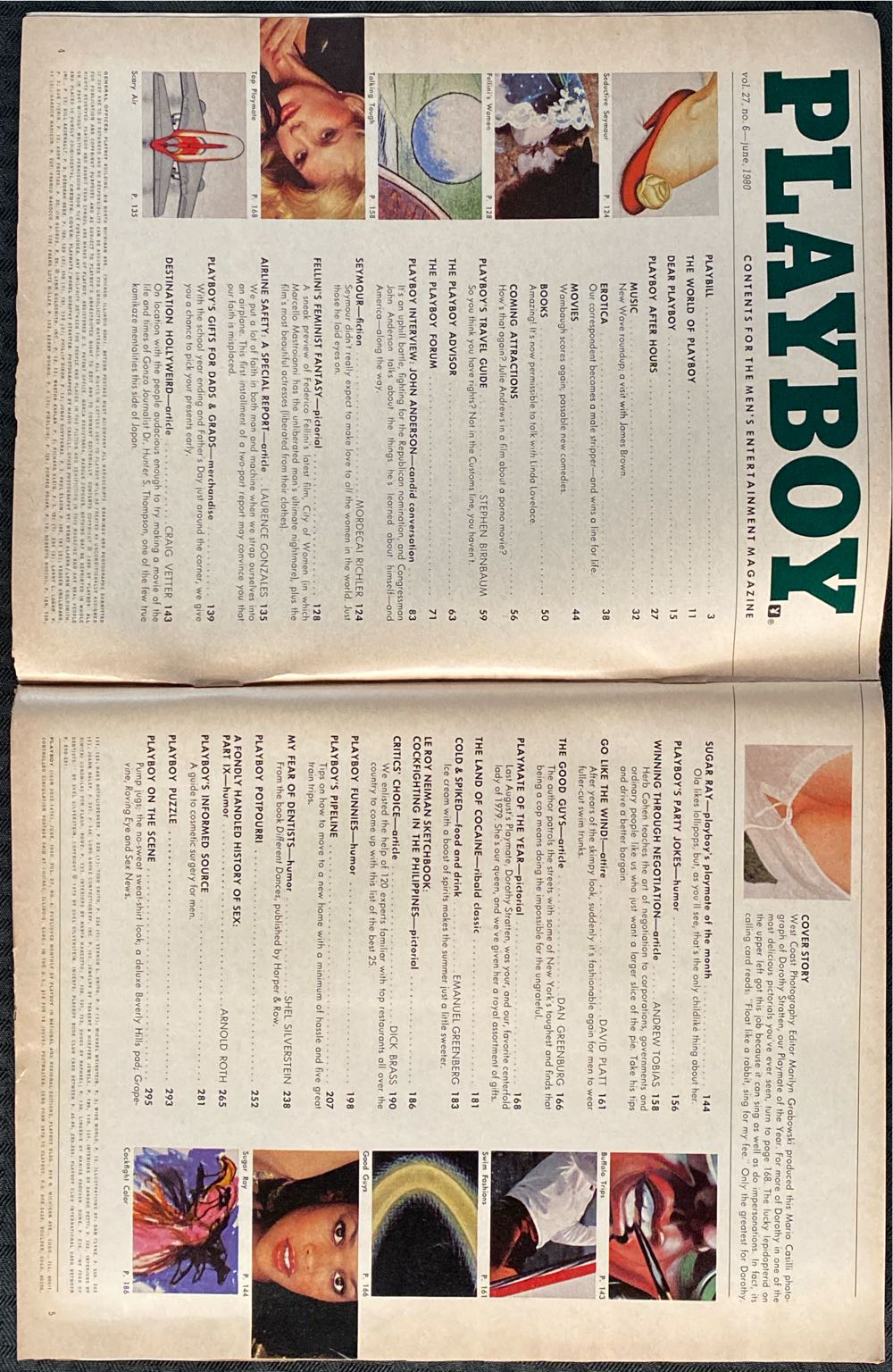 Playboy 1980 - June  magazine collectible - Main Image 2