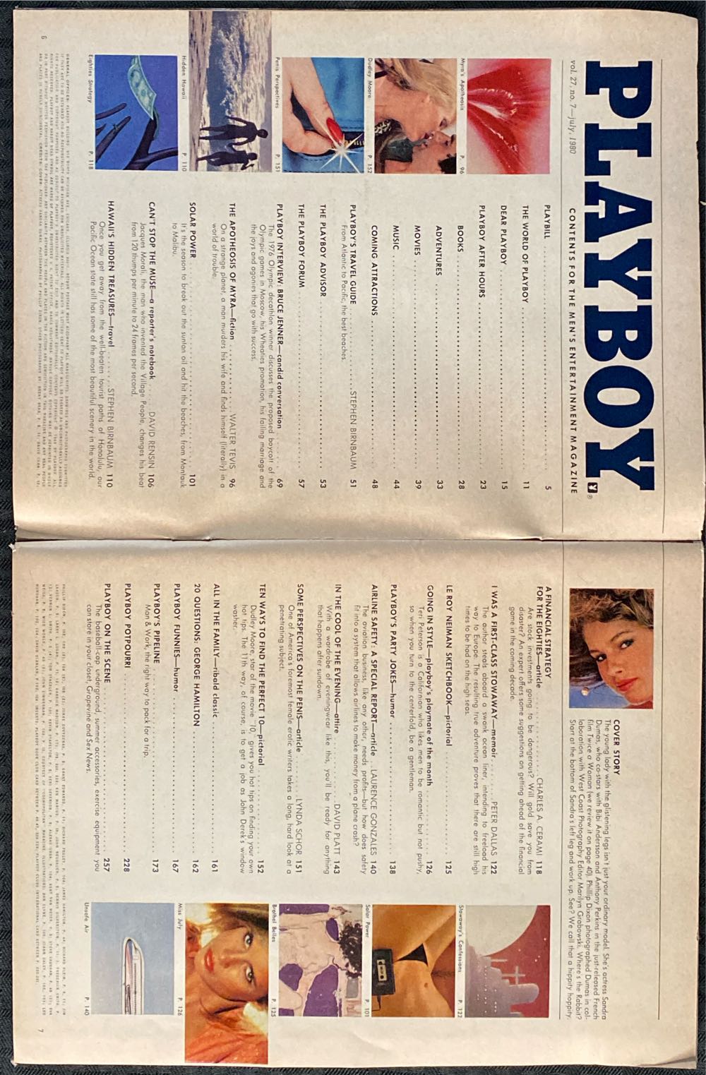 Playboy 1980 - July  magazine collectible - Main Image 2