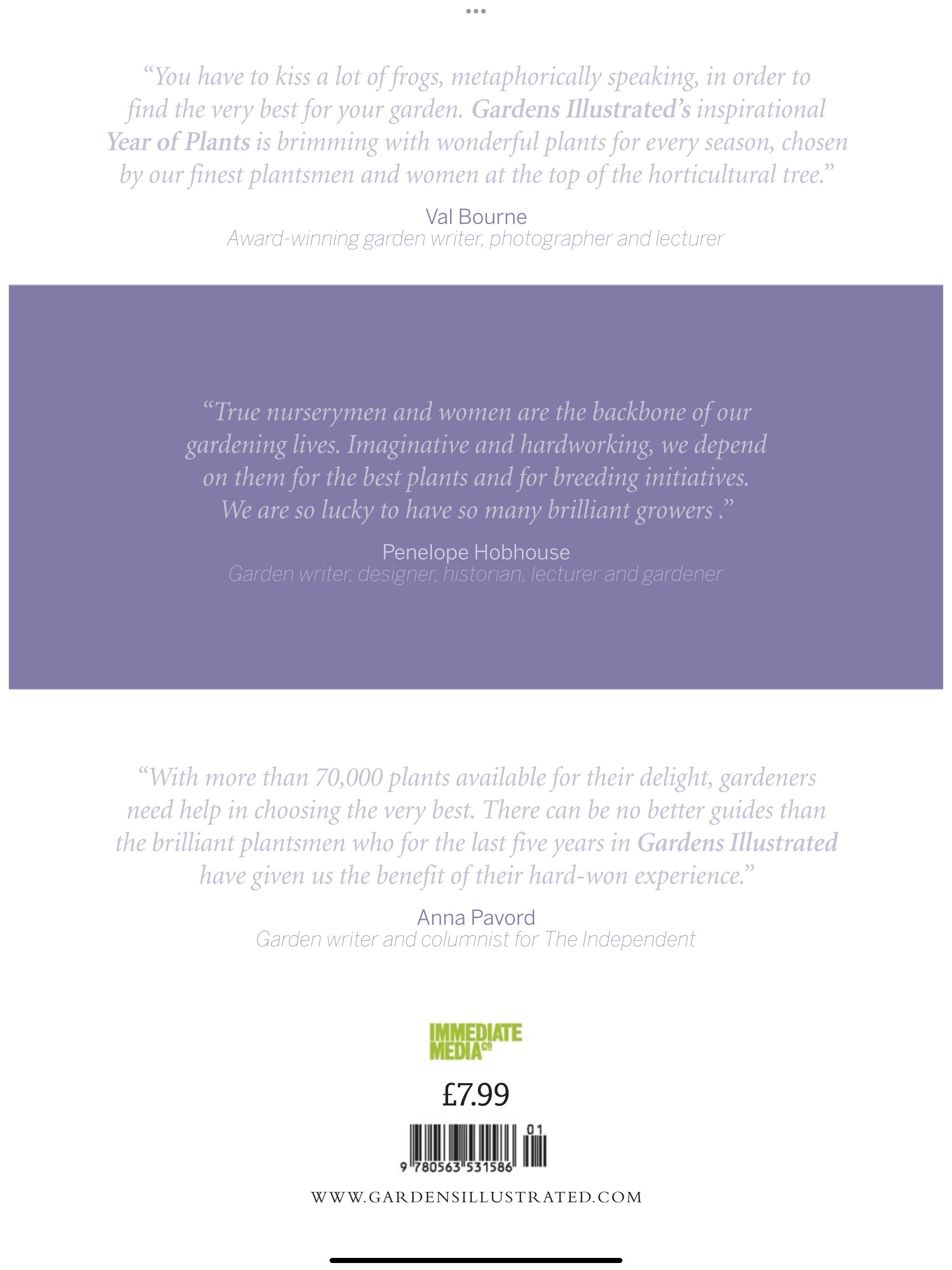 A Year of Plants - From the Makers of Gardens Illustrated Magazine  2014 October  (October) magazine collectible - Main Image 2