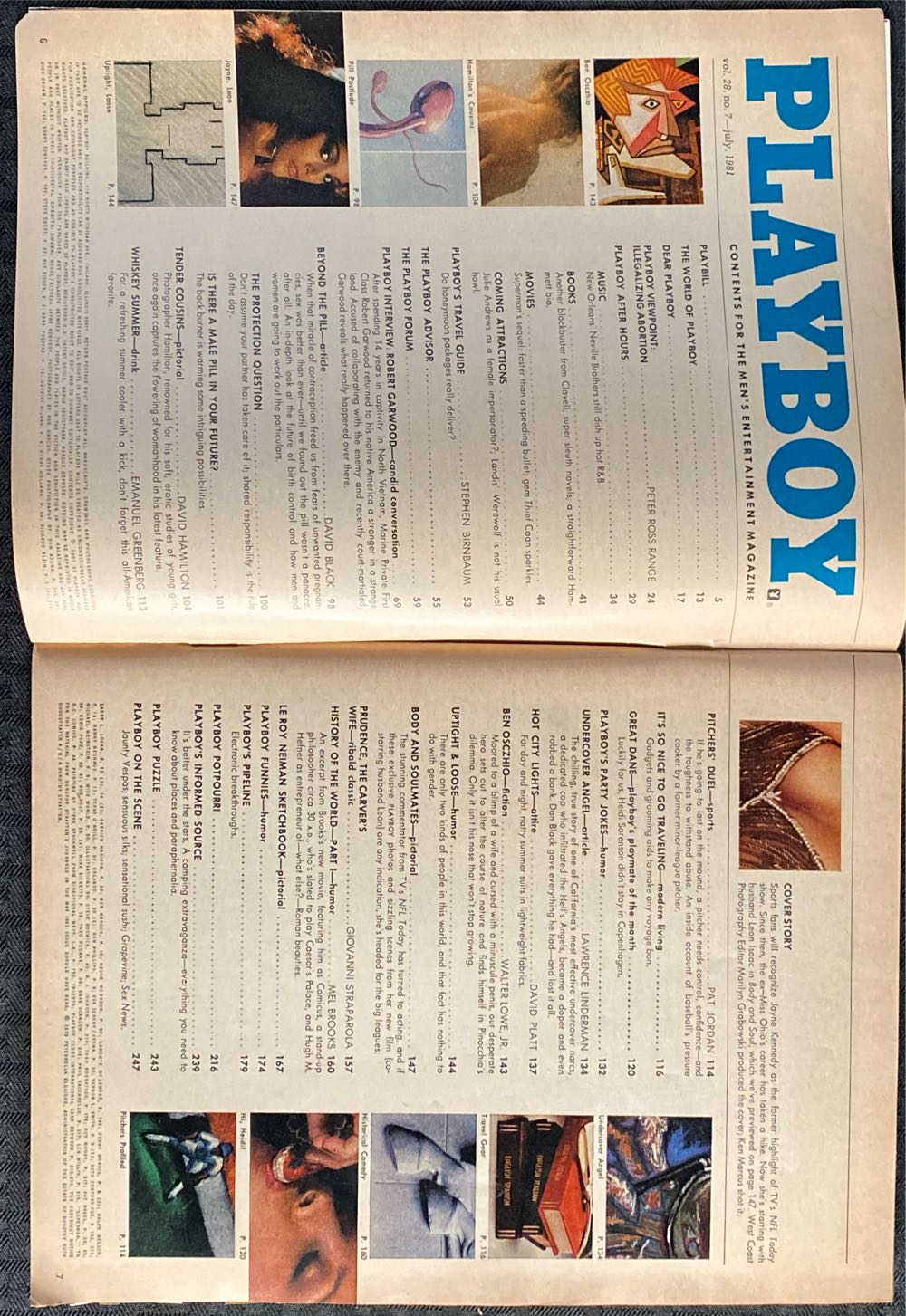 Playboy 1981 - 07  (July) magazine collectible - Main Image 2