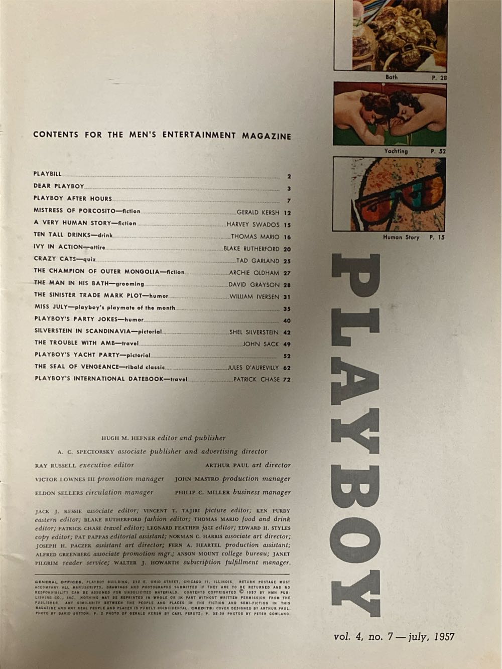 Playboy 04-07  (July) magazine collectible - Main Image 2