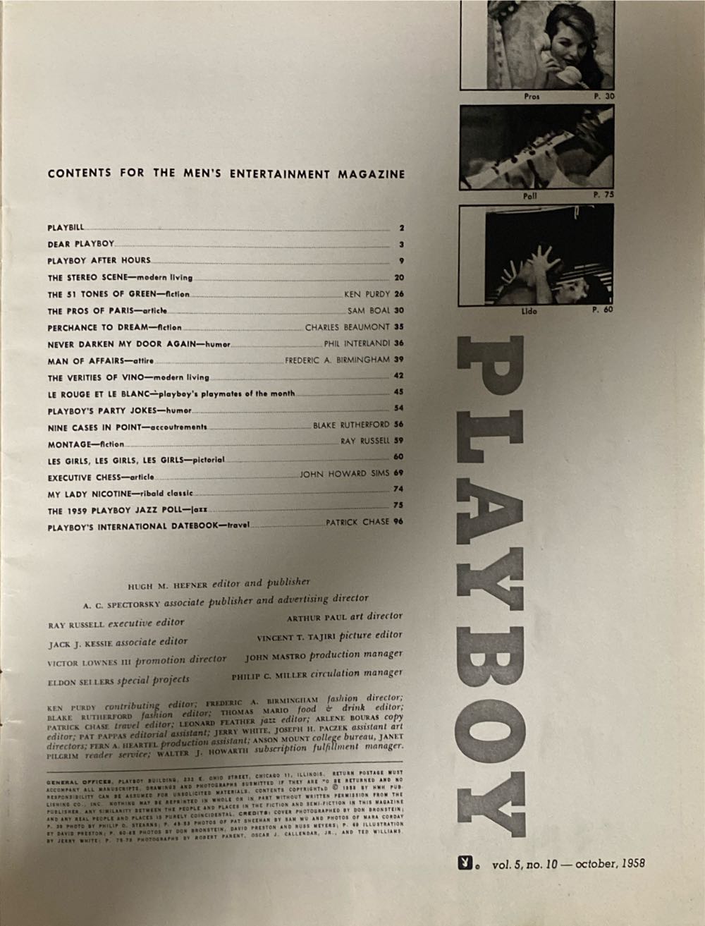 Playboy 05-10  (October) magazine collectible - Main Image 2