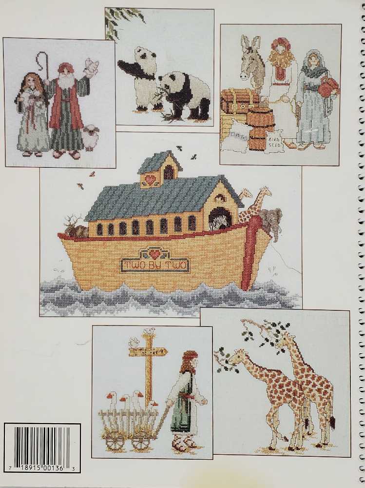 Story Of Noah Two By Sue Cross Stitch Hillis B136 Spiral Bound 2  magazine collectible [Barcode 718915001363] - Main Image 2