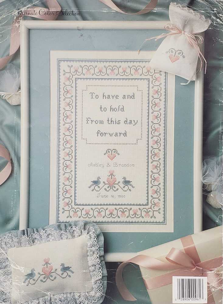 To Have And To Hold Counted Cross Stitch Pattern  magazine collectible [Barcode 028906009613] - Main Image 2