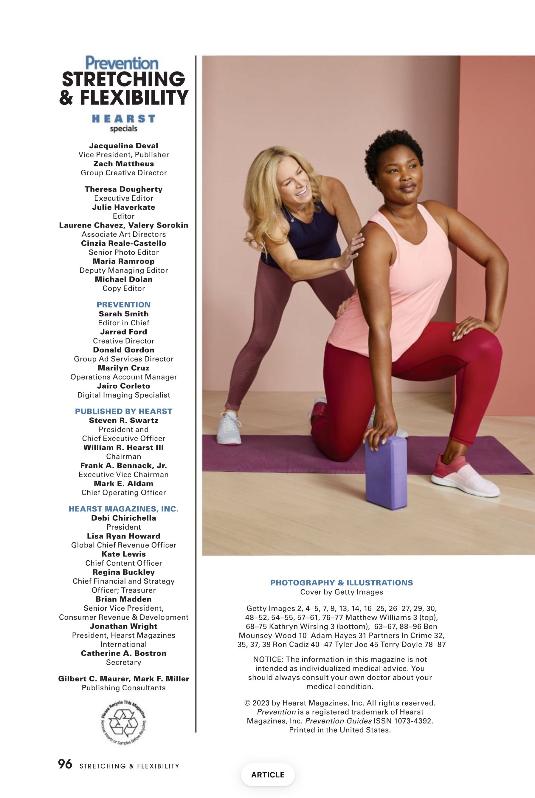 Prevention Stretching & Flexibility  (April) magazine collectible - Main Image 2