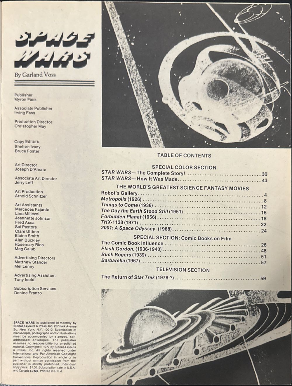 Space Wars  (October) magazine collectible - Main Image 3