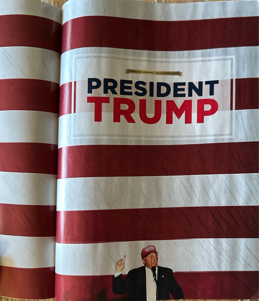 President Trump 47  (December) magazine collectible [Barcode 62005840633551] - Main Image 2
