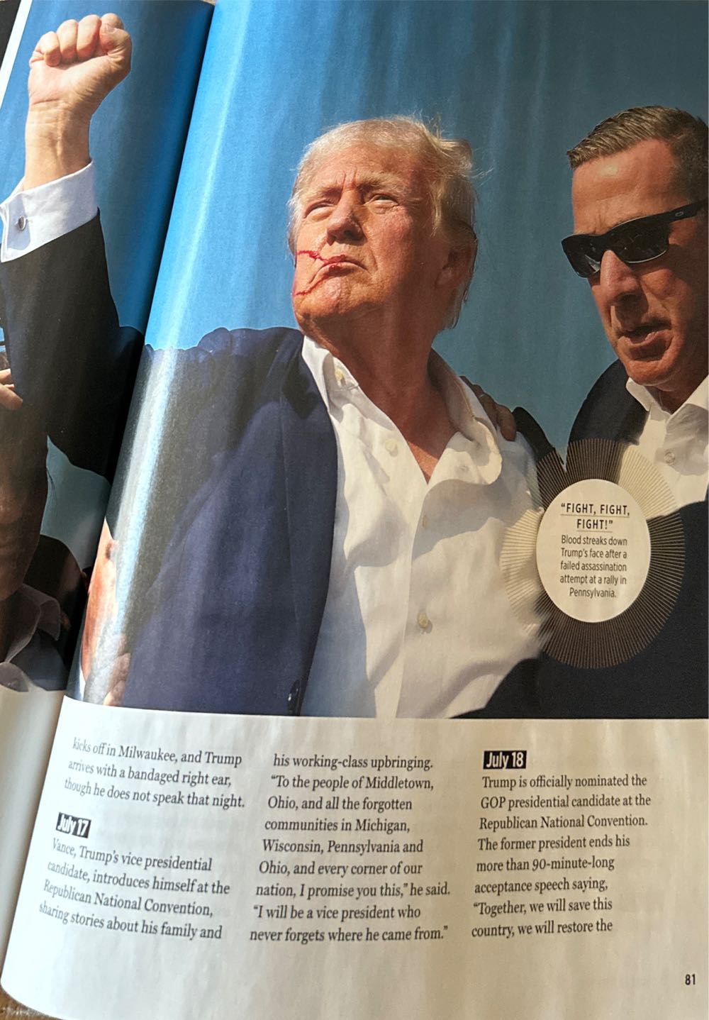 President Trump 47  (December) magazine collectible [Barcode 62005840633551] - Main Image 3