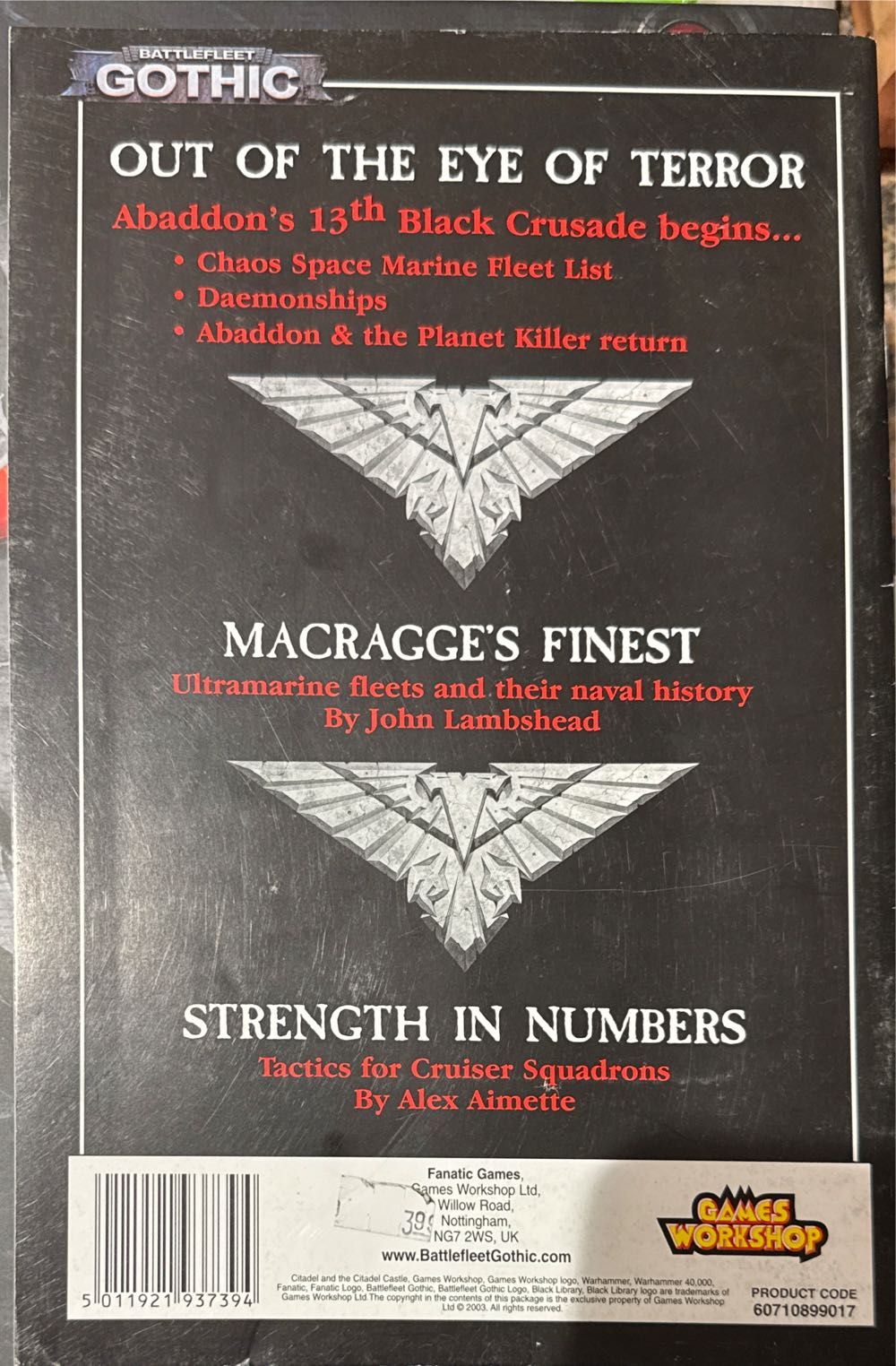 Battlefleet Gothic Magazine  magazine collectible [Barcode 5011921937394] - Main Image 2