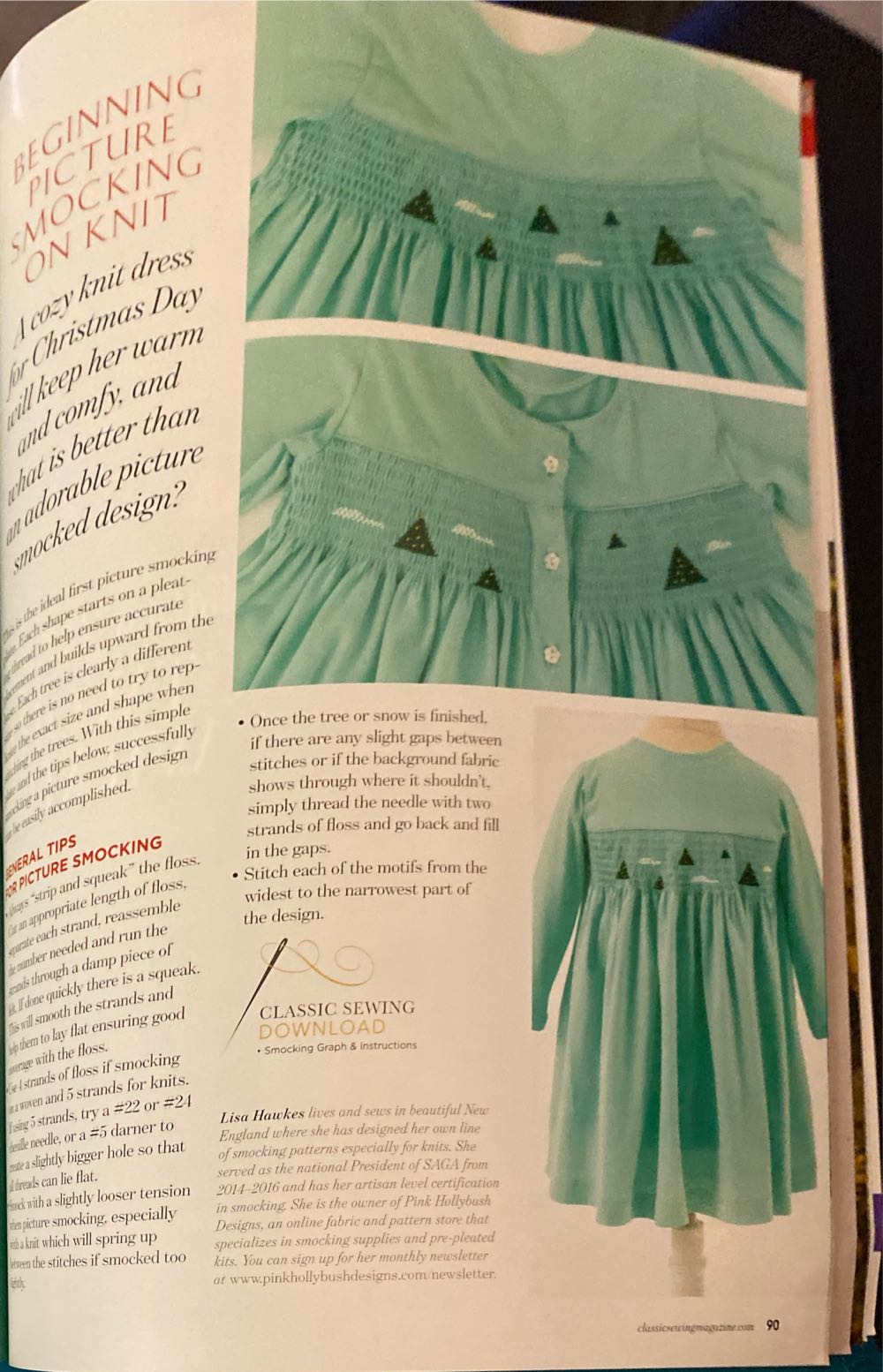 Classic Sewing  (December) magazine collectible [Barcode 07148602376013] - Main Image 2