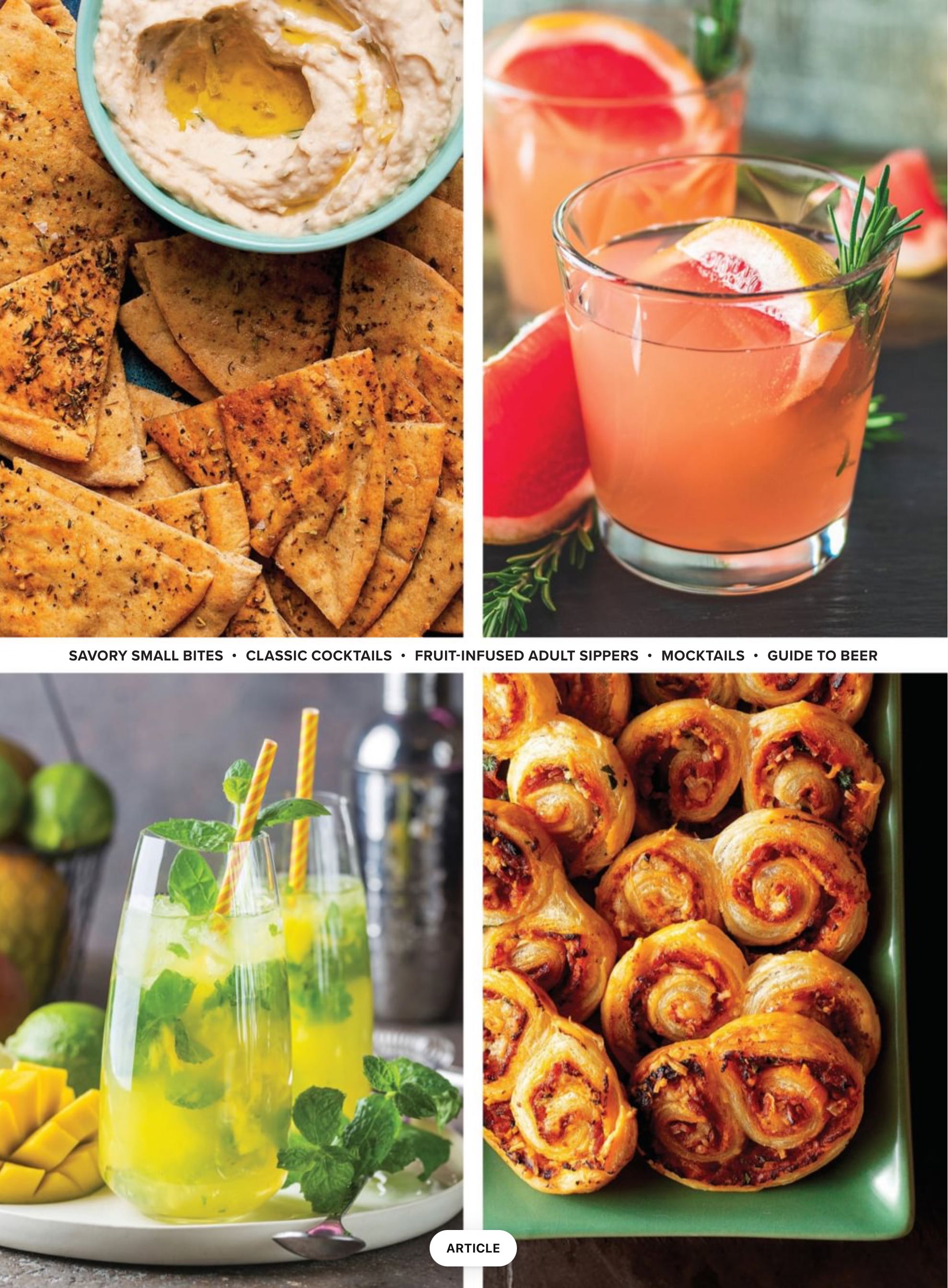 Cocktails & Party Food  2024 July  (July) magazine collectible - Main Image 2