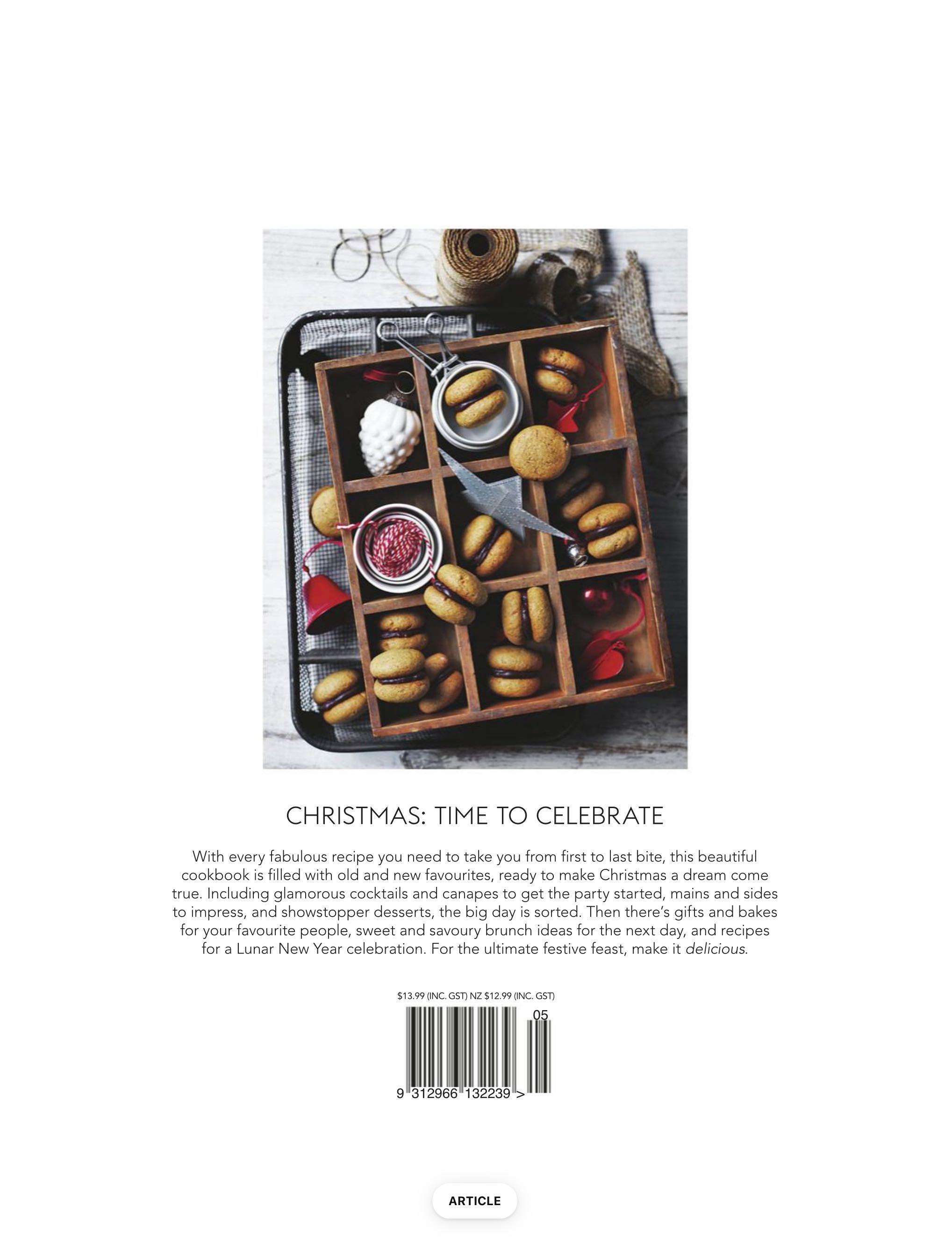 delicious. Cookbooks Christmas  2021  magazine collectible - Main Image 2