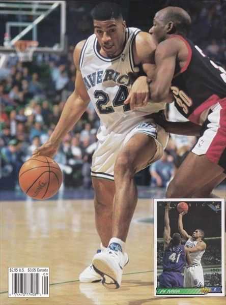 1993 BECKETT BASKETBALL  (September) magazine collectible - Main Image 2