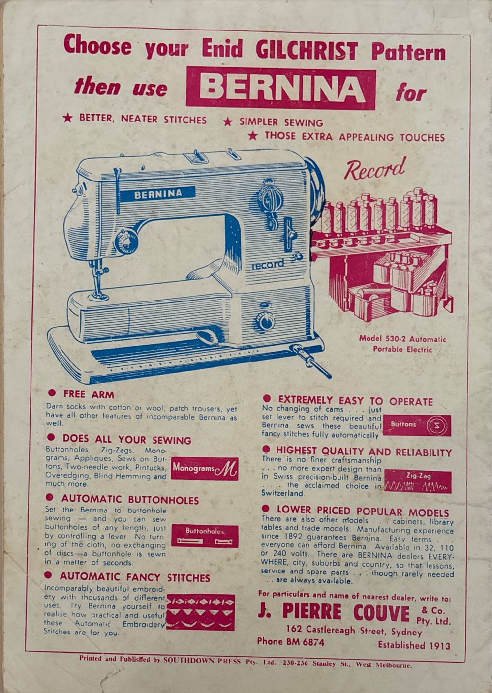 Enid Gilchrist Patterns For Women And Teengers  magazine collectible - Main Image 2