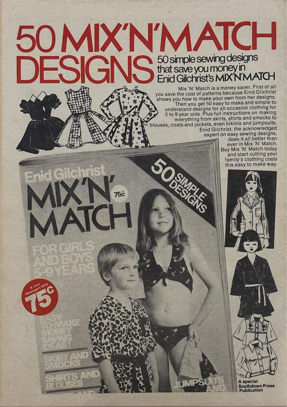 Enid Gilchrist 70s Styles  magazine collectible - Main Image 2