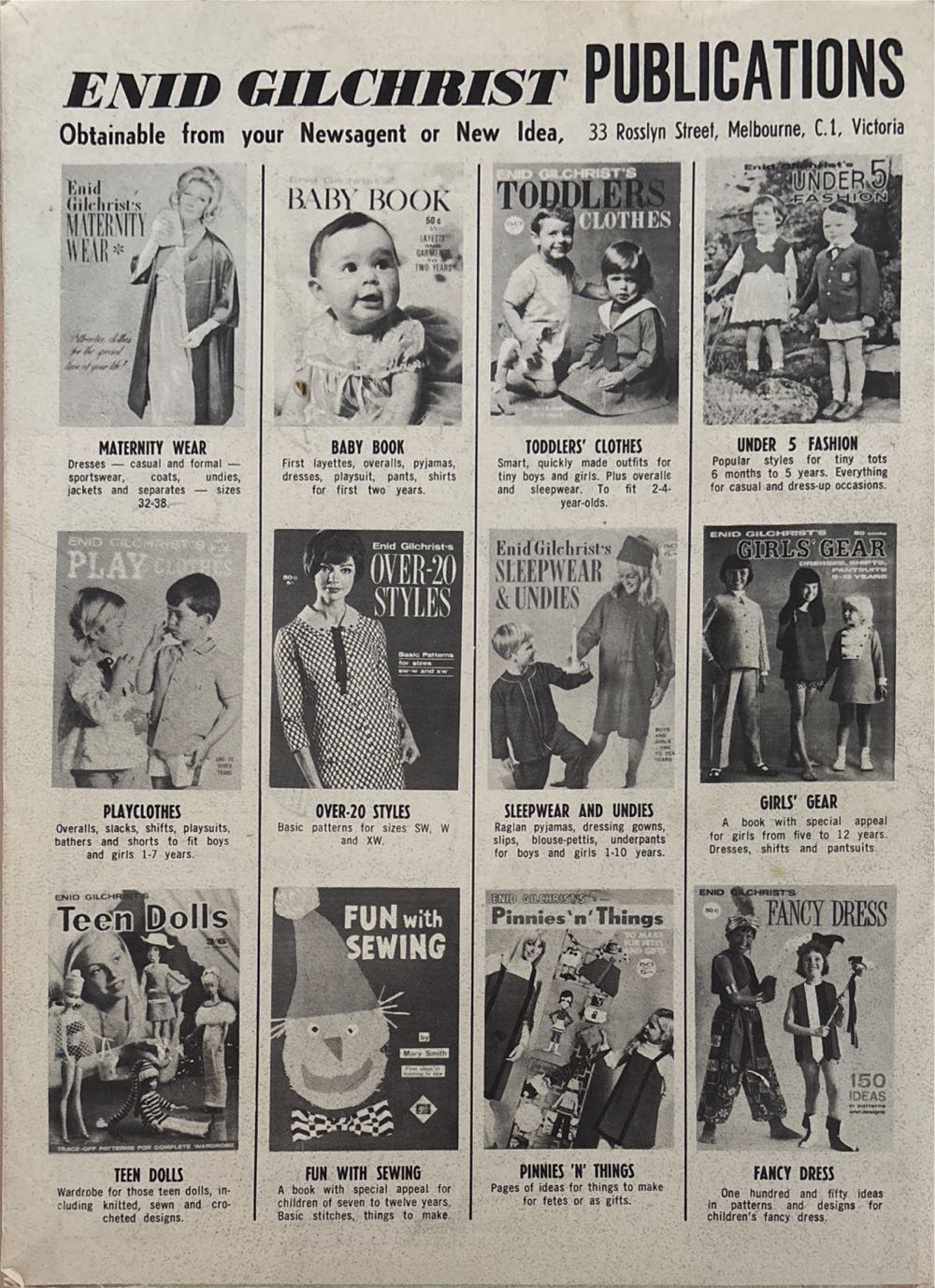 Enid Gilchrist Dolls Clothes  magazine collectible - Main Image 2