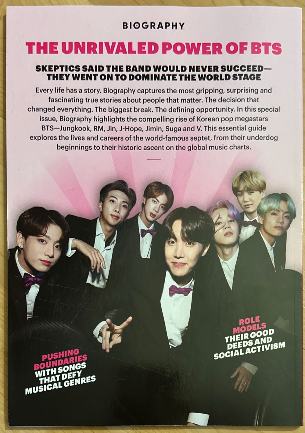Biography Presents Bts  (September) magazine collectible - Main Image 2