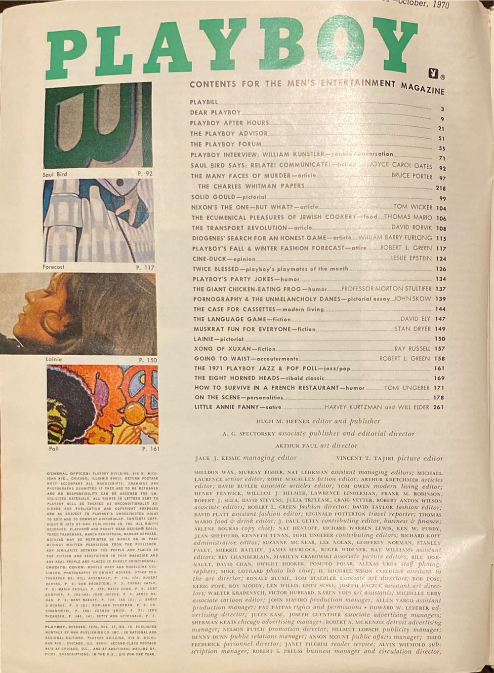 Playboy 17-10  (October) magazine collectible - Main Image 2