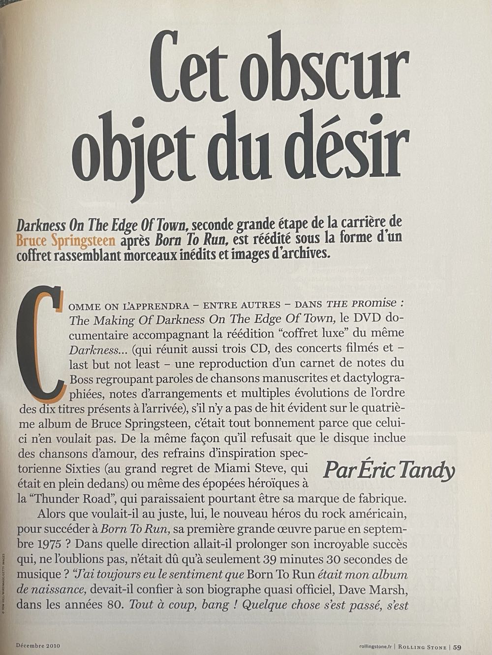 Rolling Stone, FR  (December) magazine collectible - Main Image 2